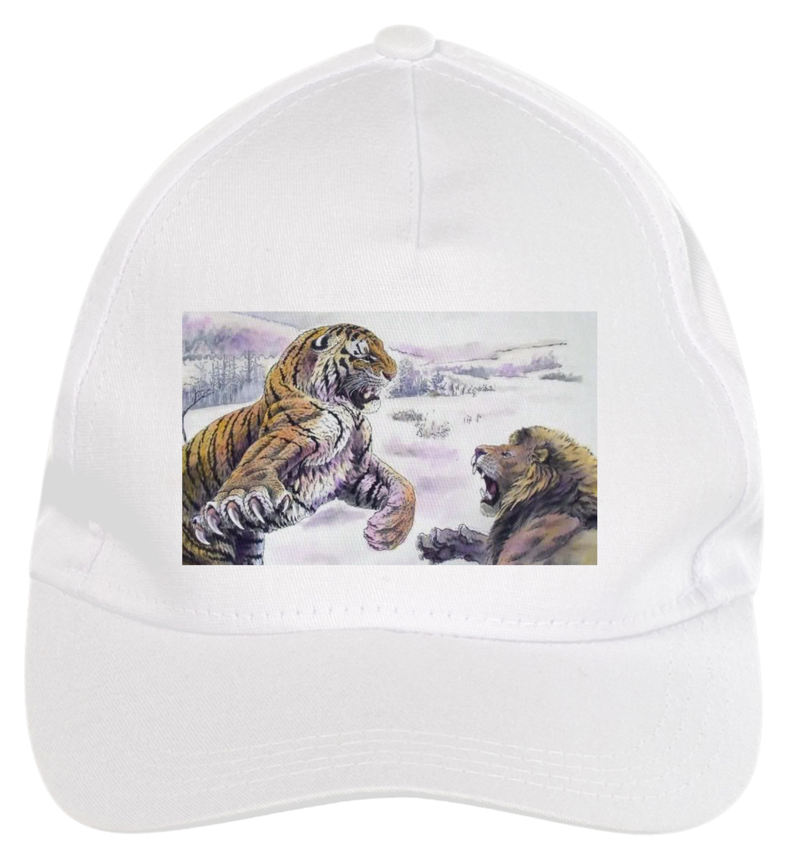 Nome do produto: BONÉ - LEÃO VS TIGRE