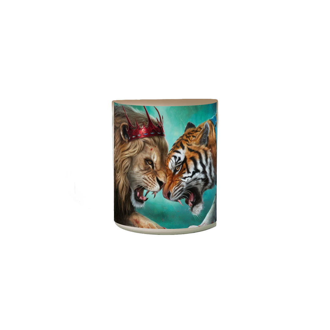 Caneca Mágica - Leão X Tigre