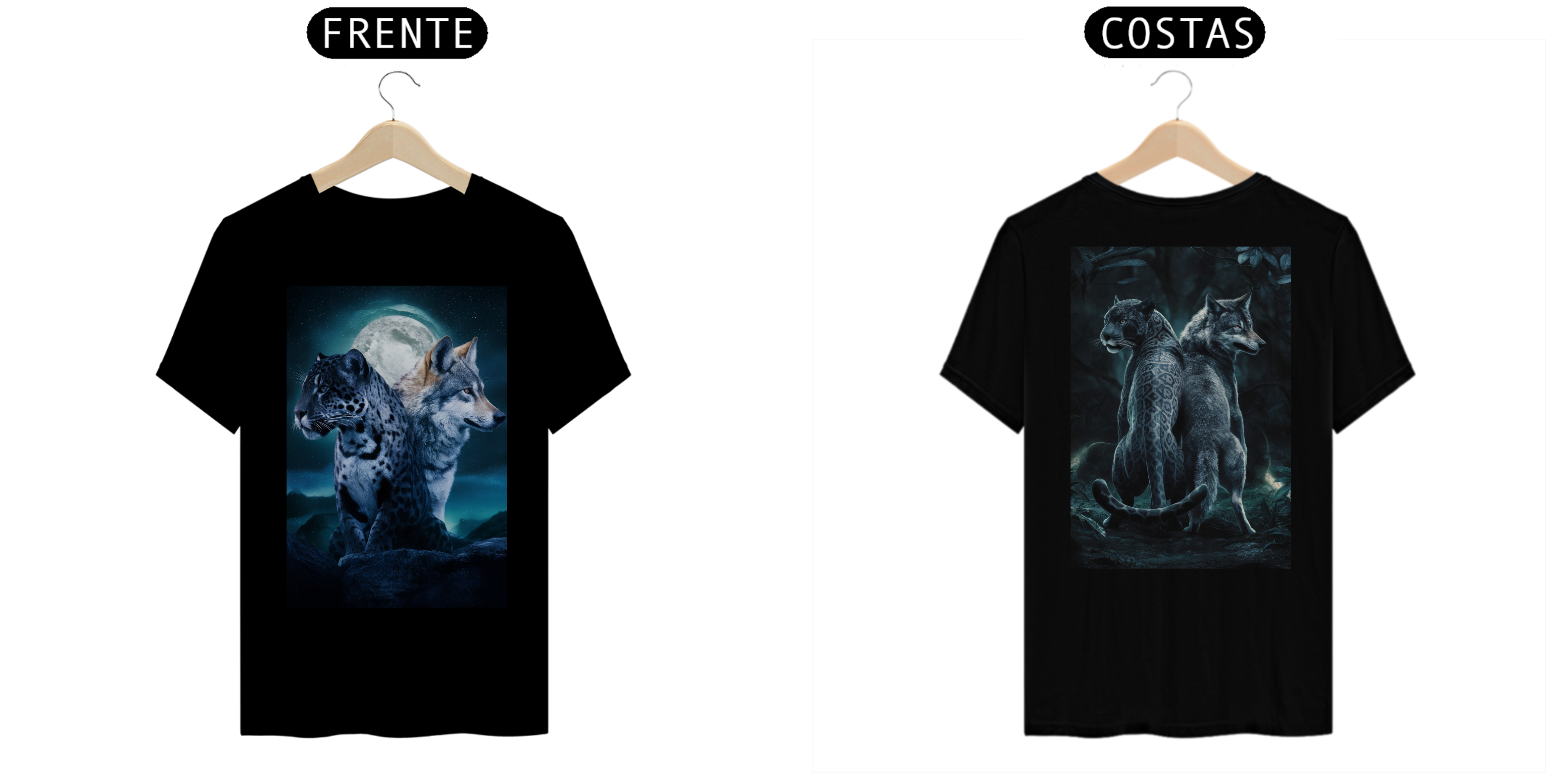 [ESPECIAL] Onça Pintada e Lobo [Frente a Verso]