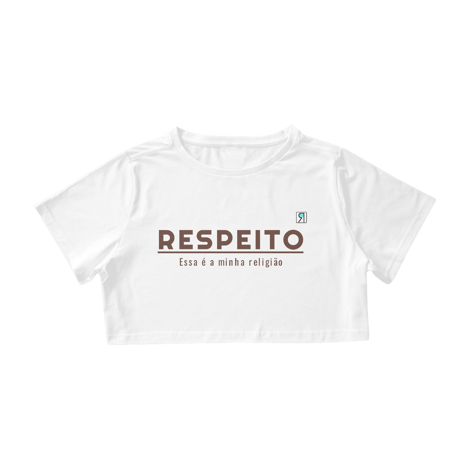 Nome do produto  Camiseta Cropped Nomar - Respeito