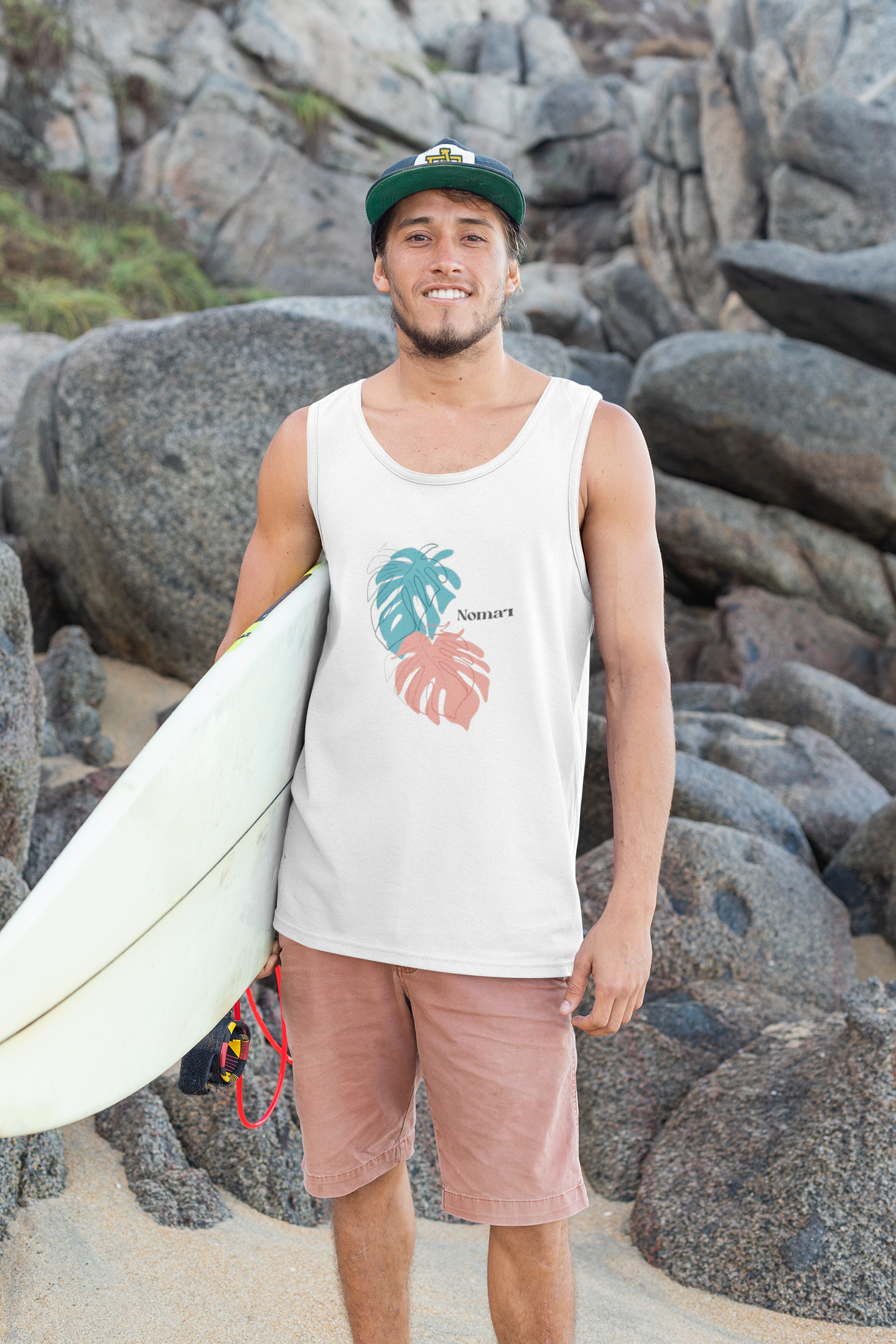 Nome do produto  Regata Nomar - Verão Folhas