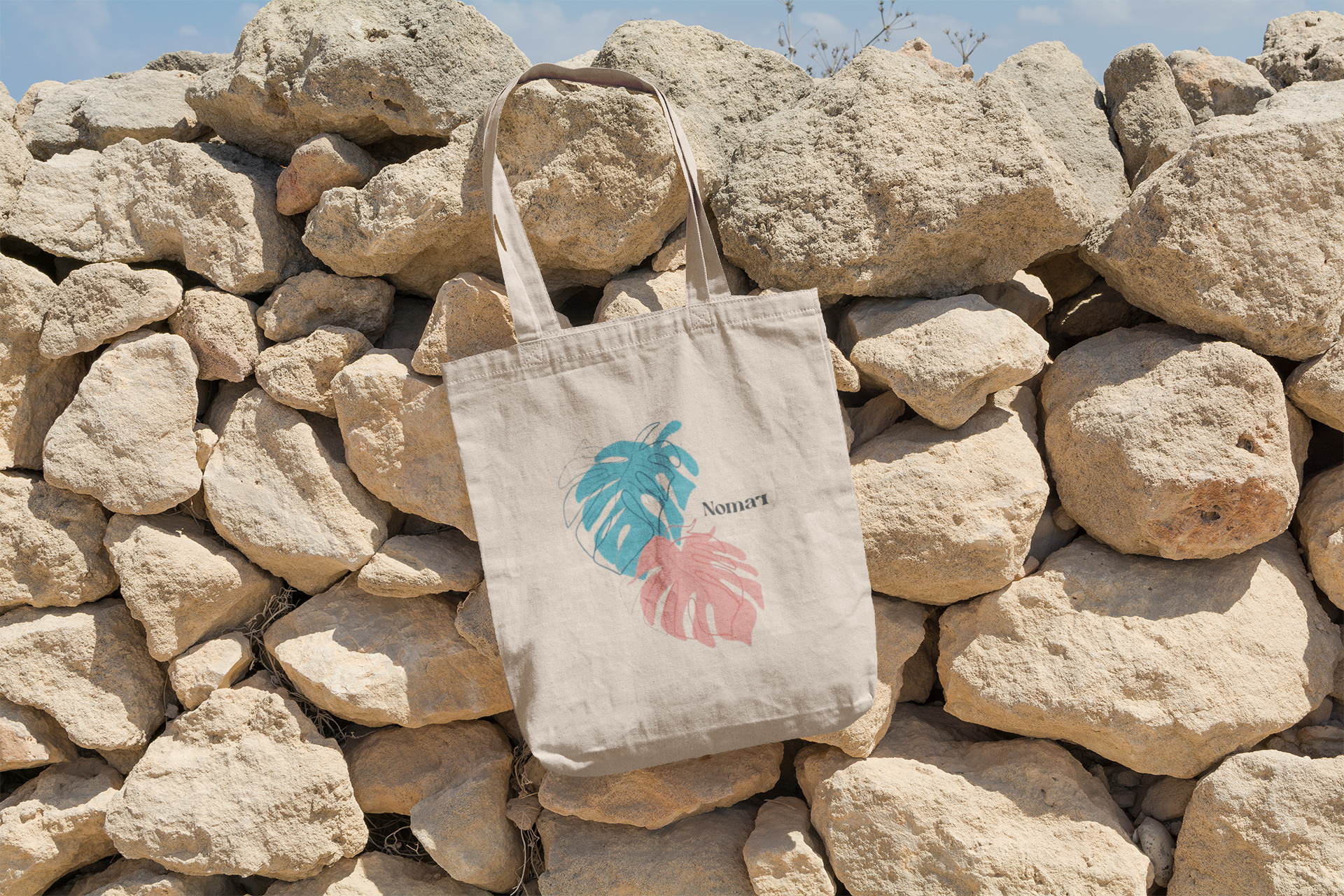 Nome do produto  Eco Bag Grande Nomar - Verão Folhas