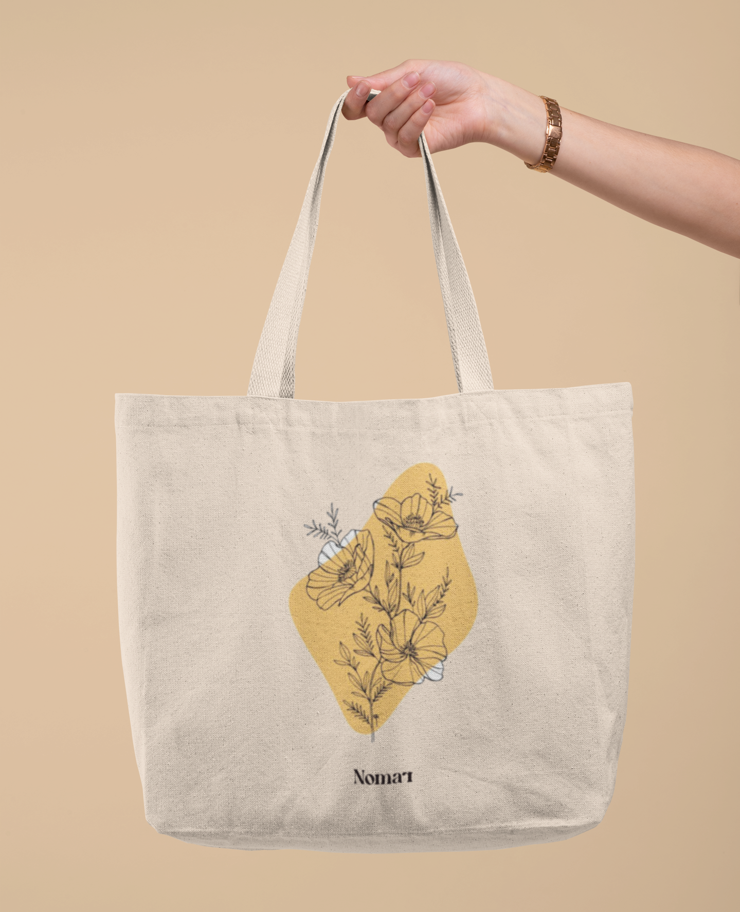 Nome do produto  Eco Bag Grande Nomar - Verão Flores