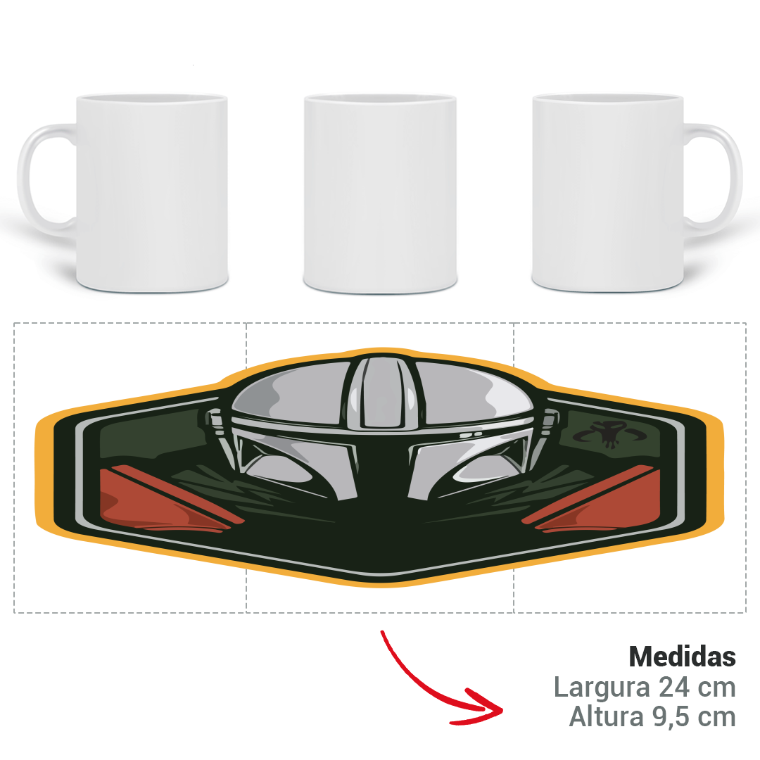 Caneca Mandalorian