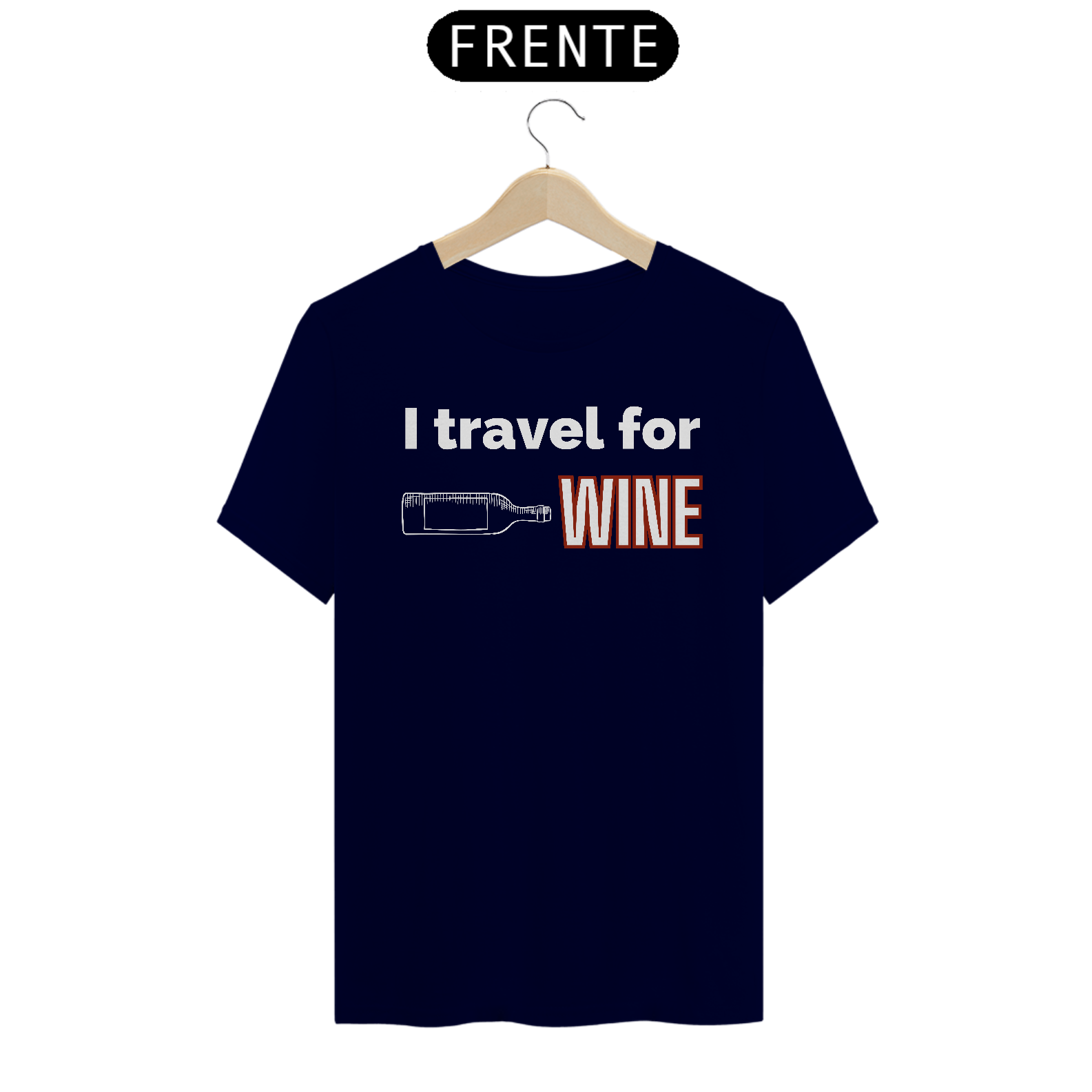 Camiseta Unissex I Travel for Wine