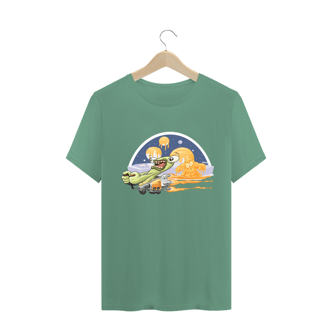 Nome do produto  Corrida Espacial - T-shirt Estonada
