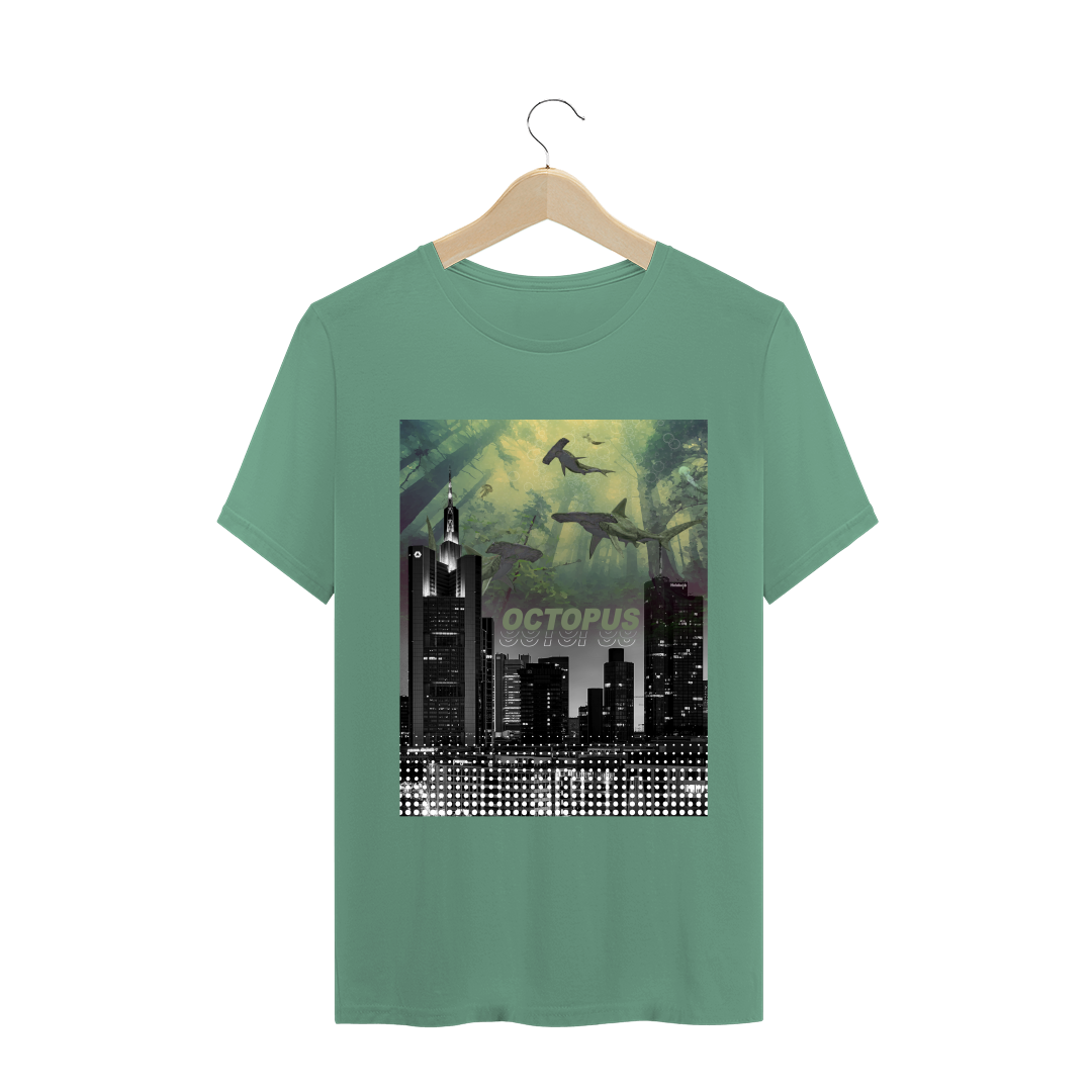 Nome do produto  Tubarão - T-shirt estonada