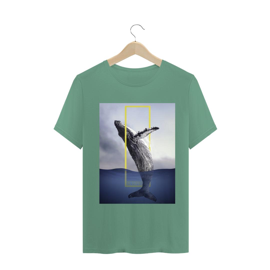 Nome do produto  Baleia - T-shirt estonada