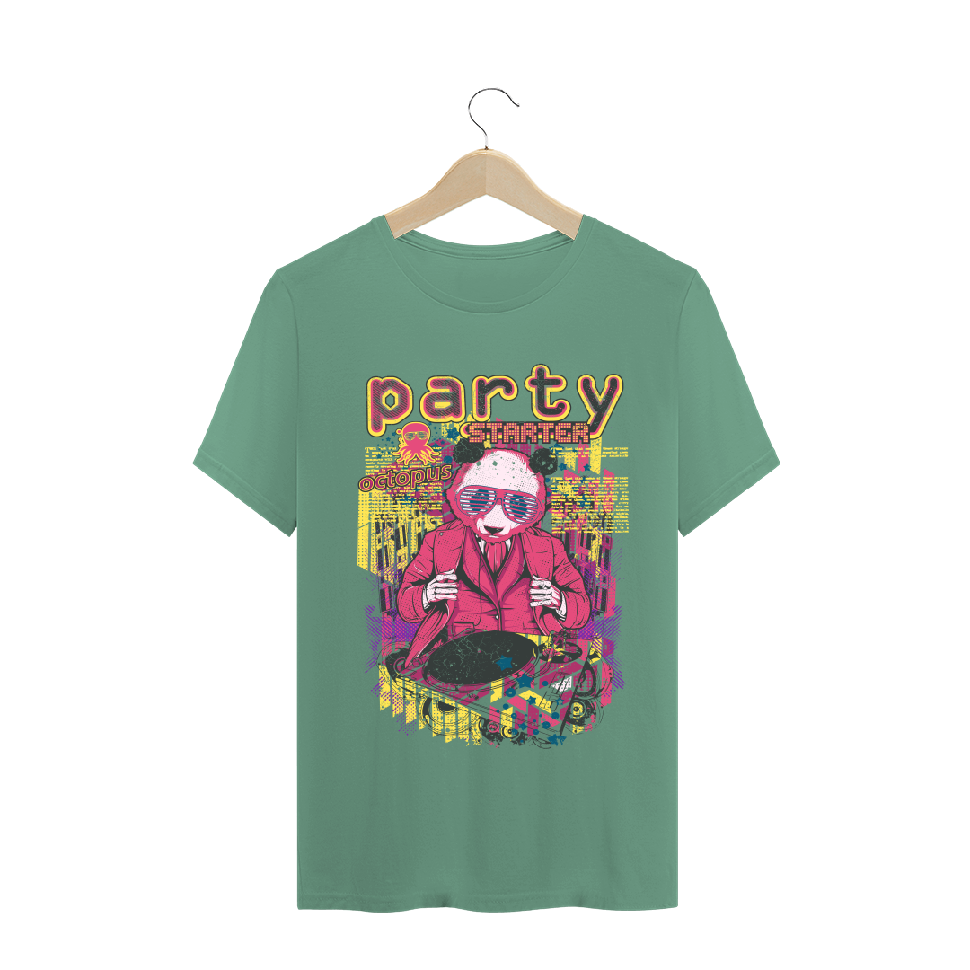 Nome do produto  Octopus: Party Starter! - T-shirt estonada
