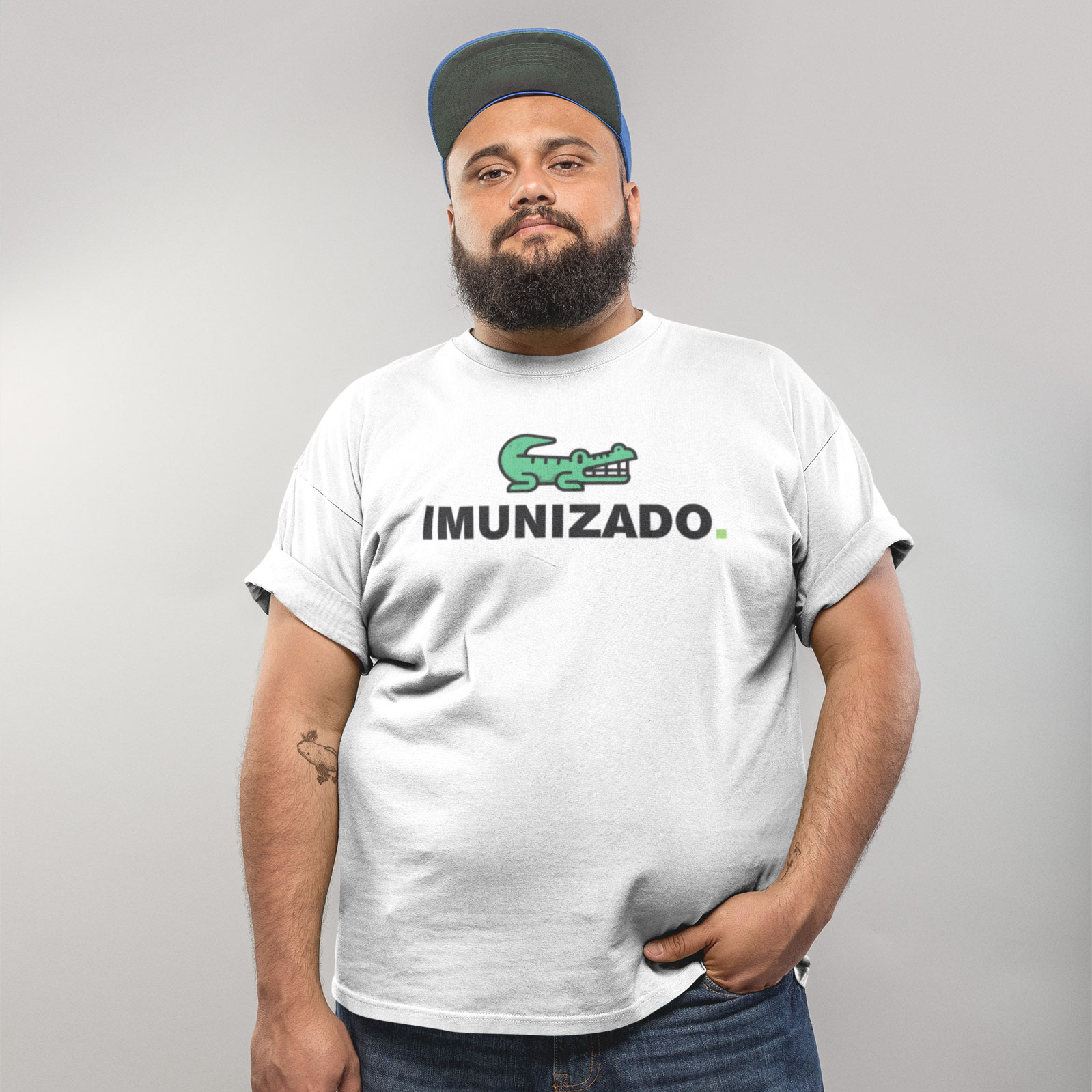 Camiseta Plus Size - Imunizado