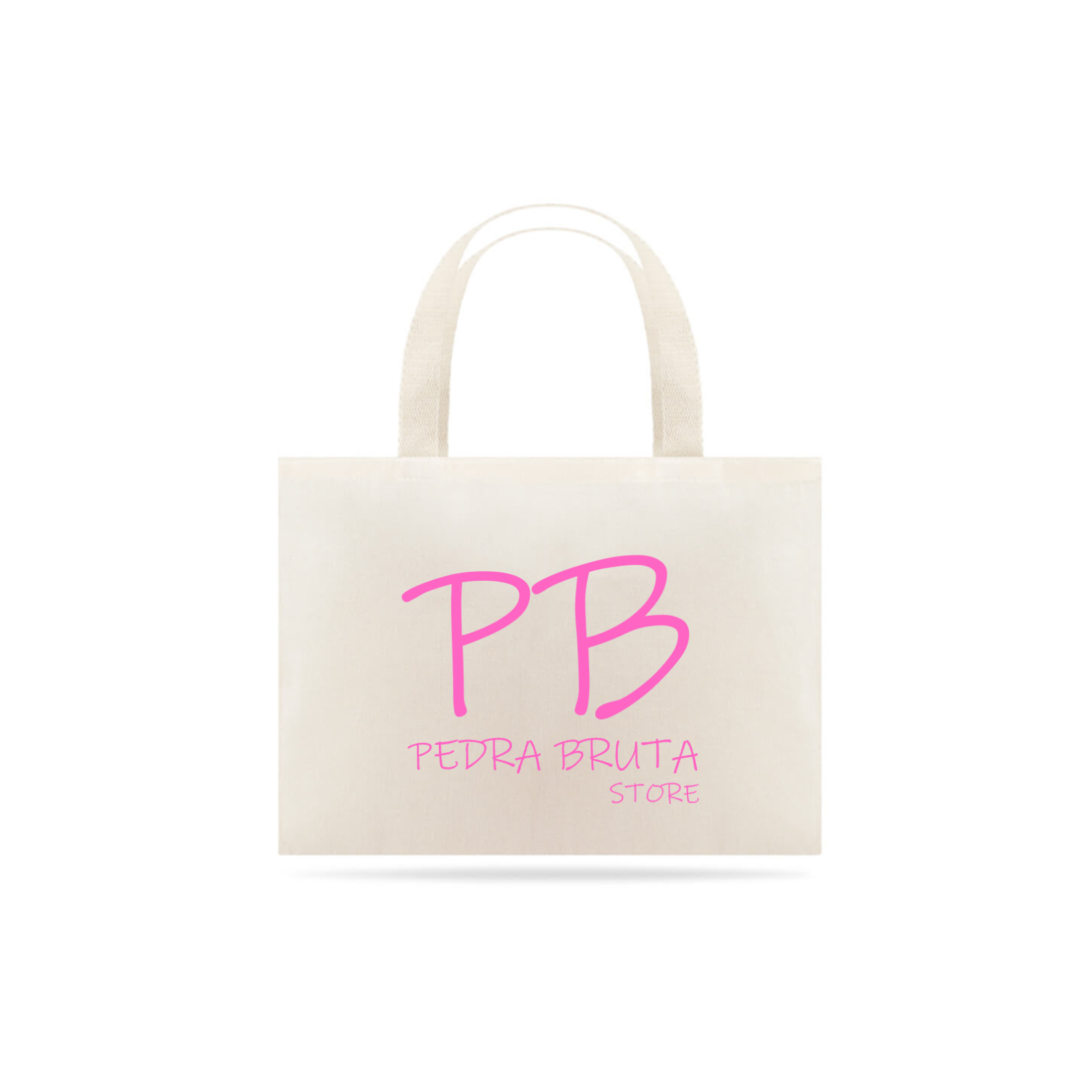 Nome do produto  Eco Bag PB Logo Rosa