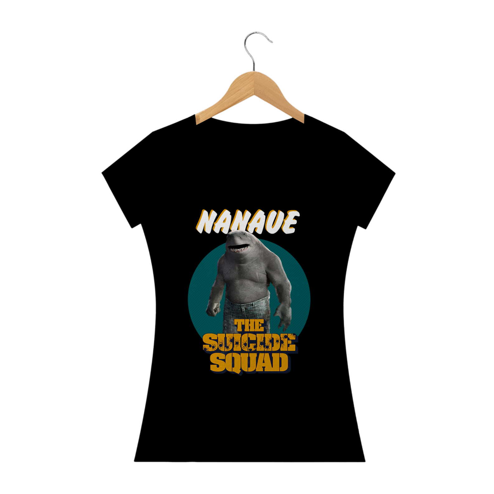 Nome do produto  Camiseta Baby Look Nanaue - Heróis