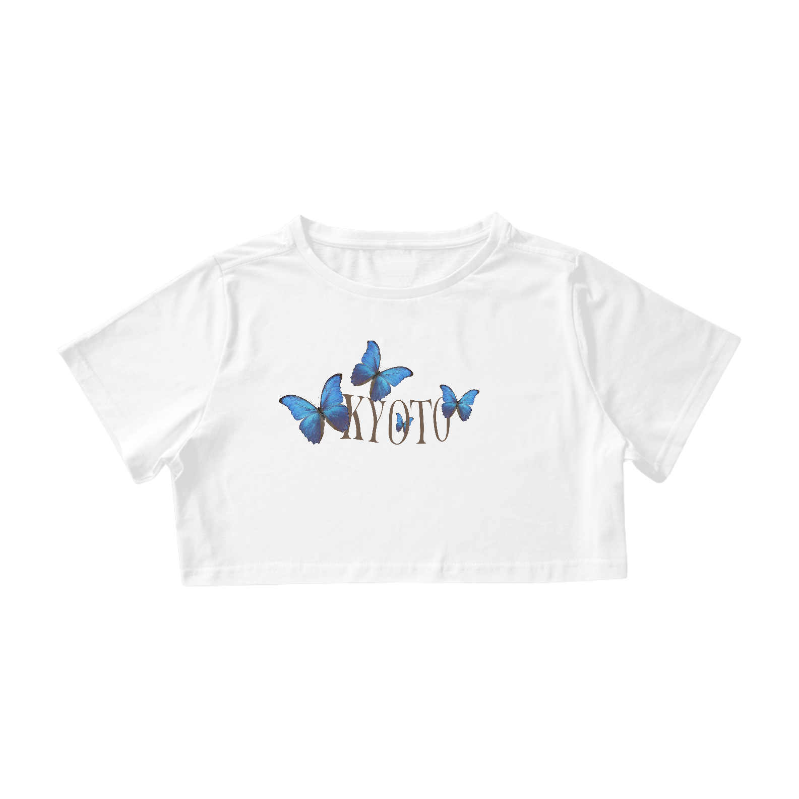 KYOTO BUTTERFLY CROPPED BRANCO