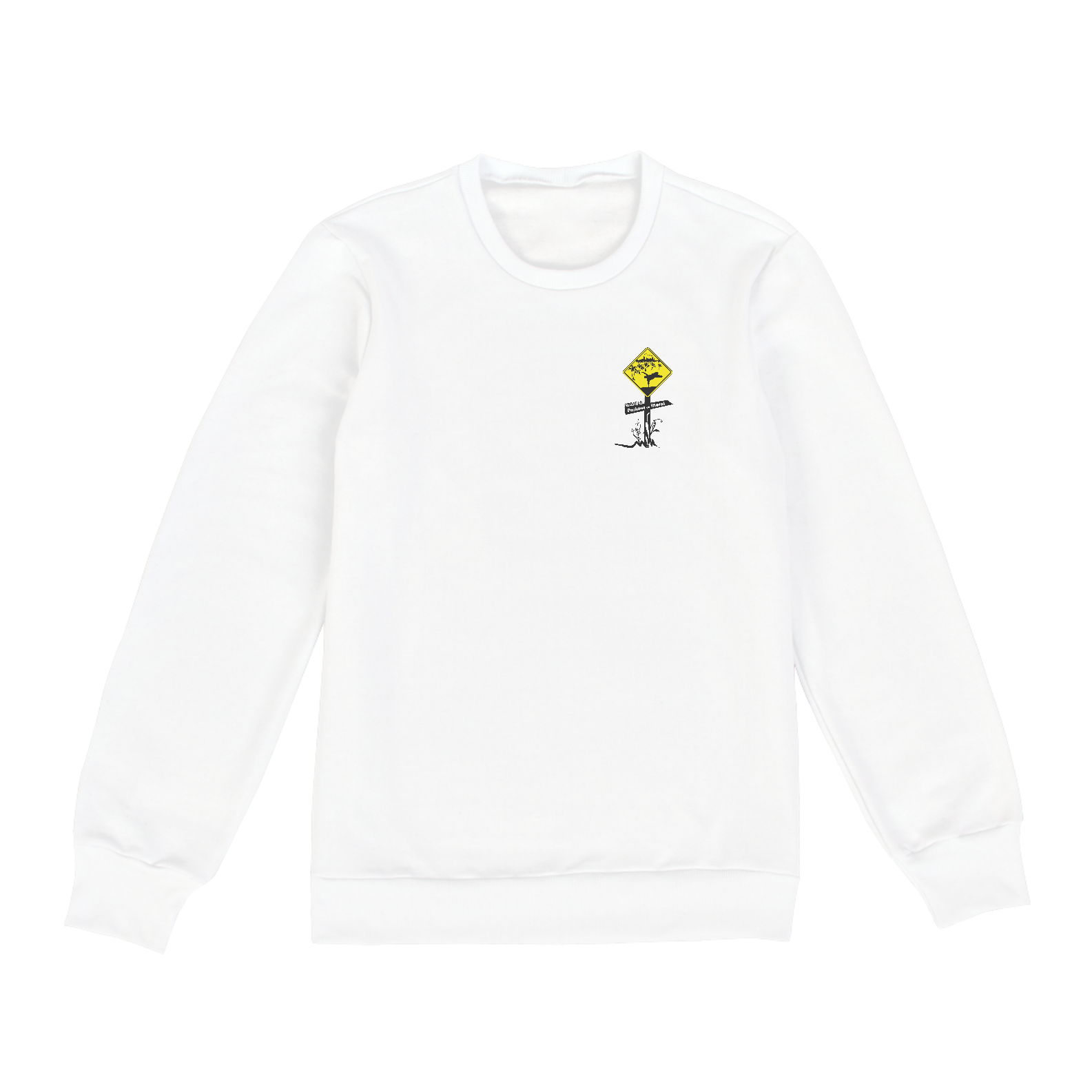 Pk do litoral moletom minimalista unissex sem capuz -M002