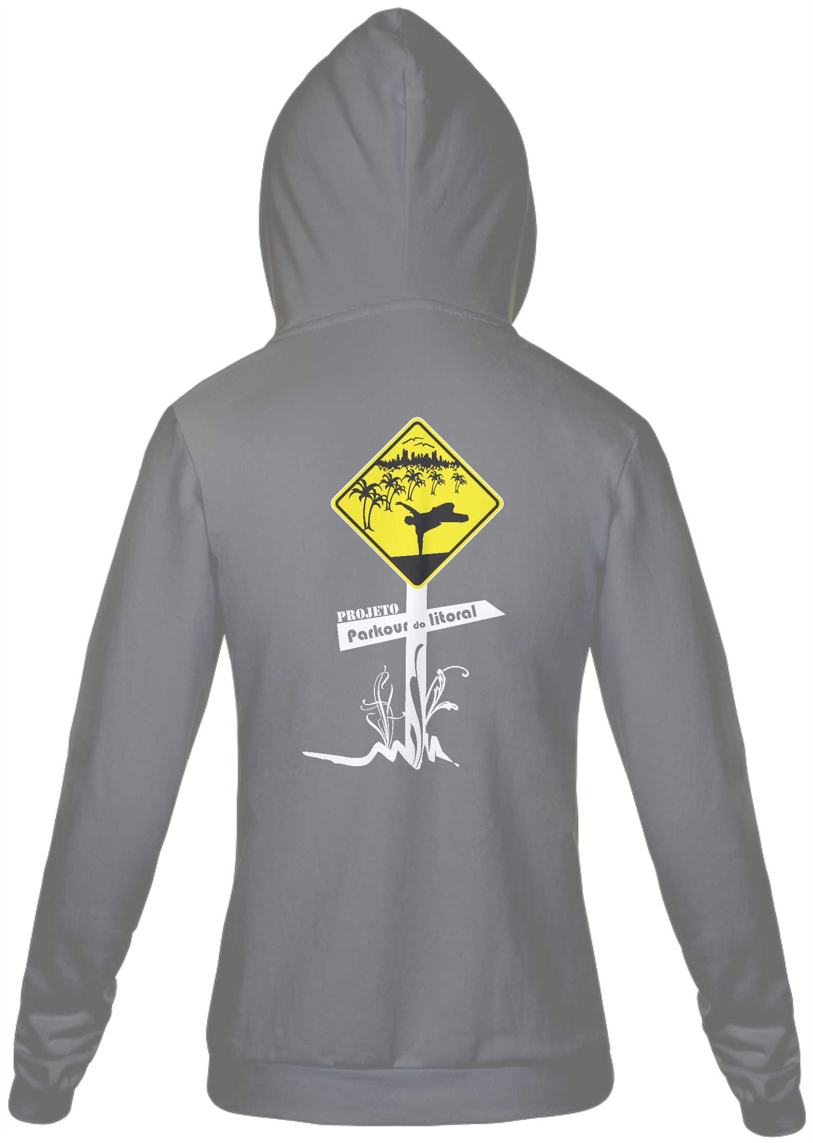 Pk do litoral moletom unissex com ziper - M003