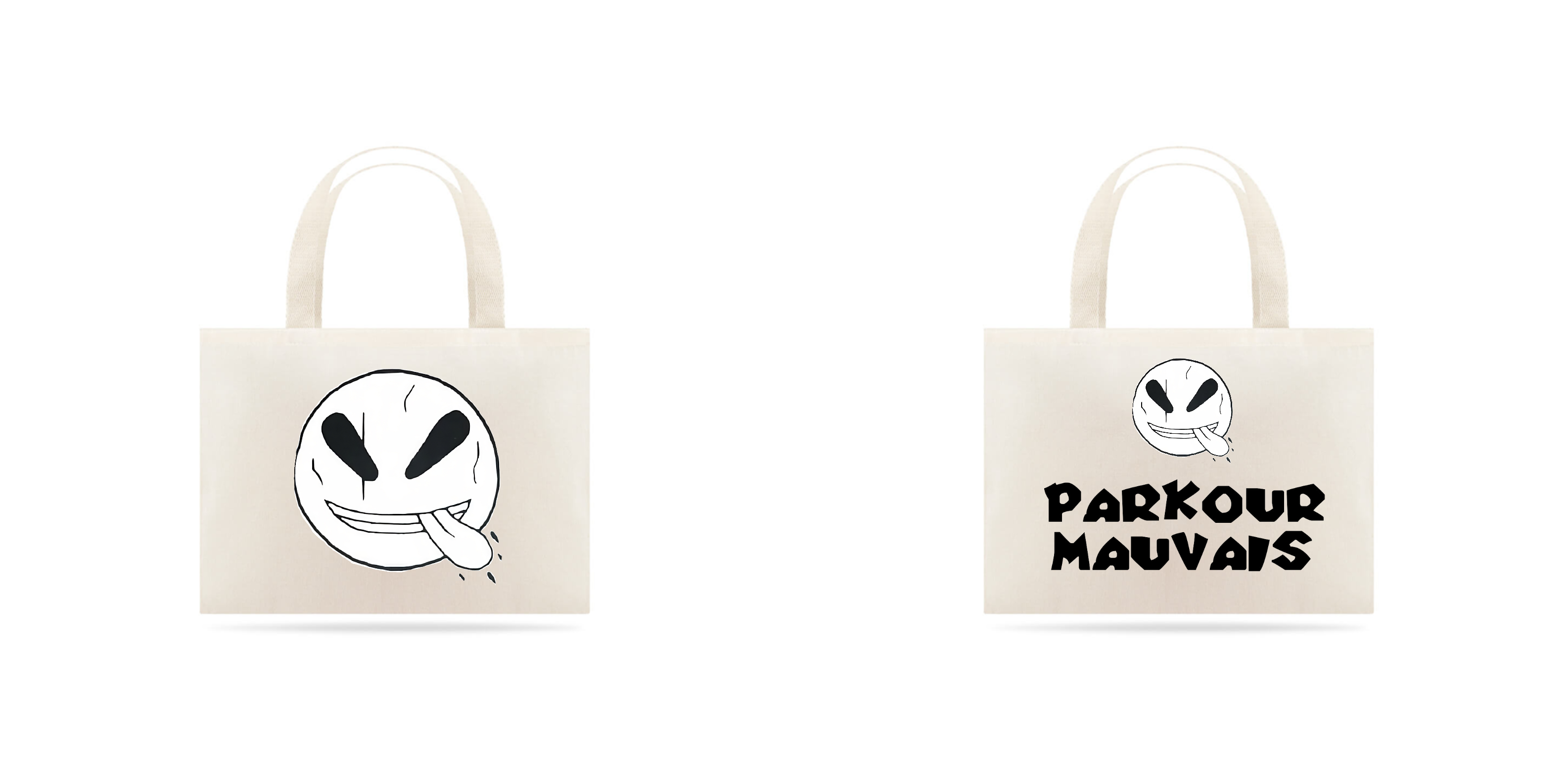 Parkour Mauvais - eco bag grande -M001