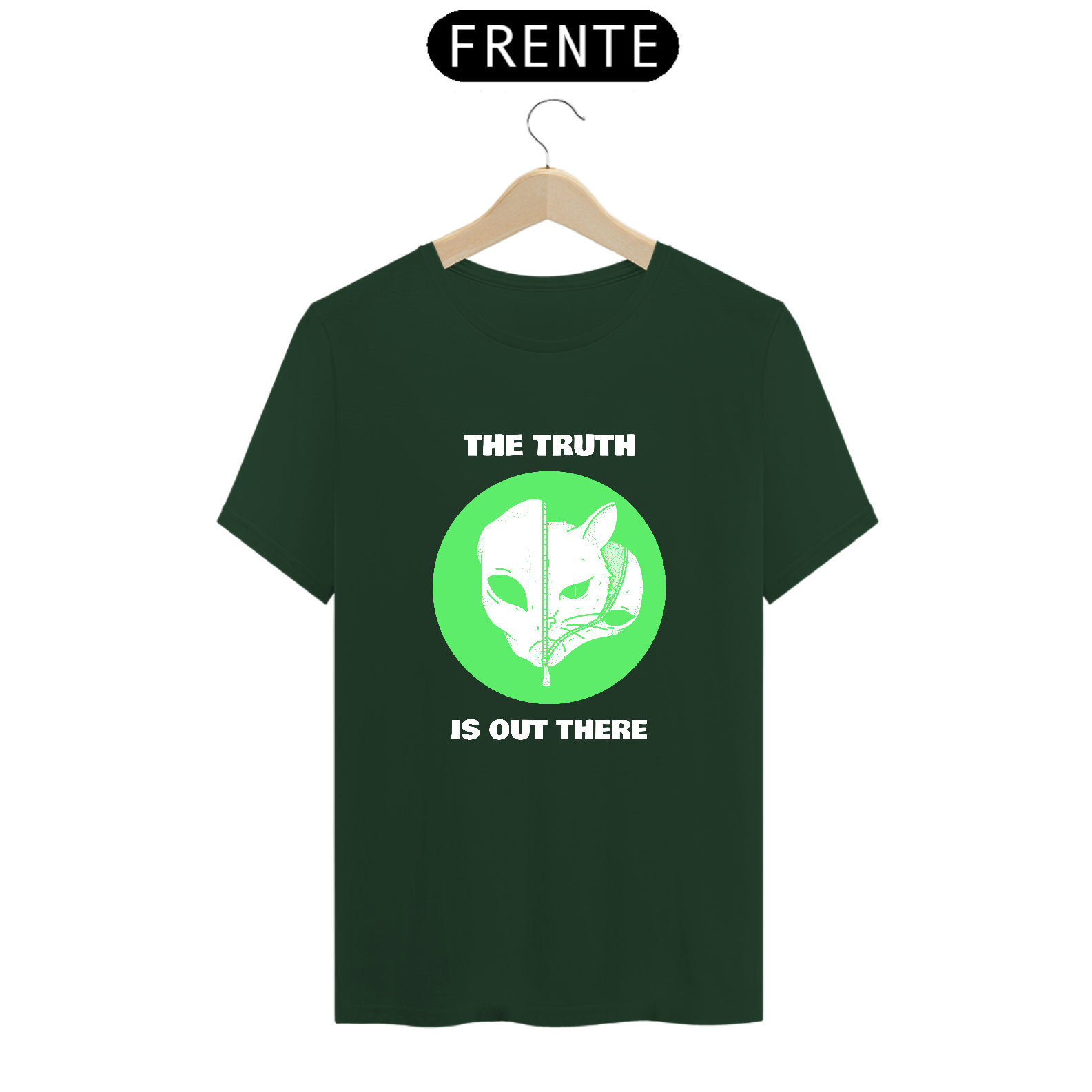 Nome do produto  The Truth is Out There (verde)