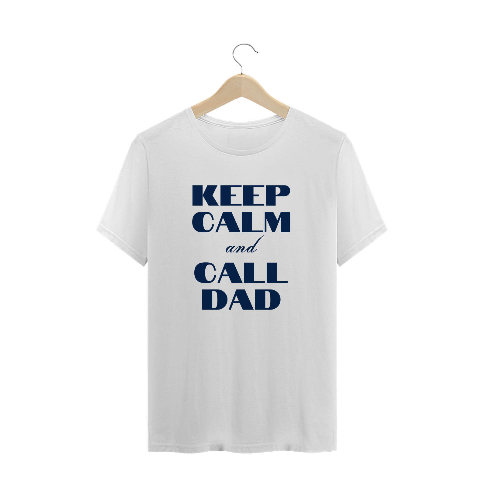 Nome do produto: Camisa - Keep Calm and Call DAD