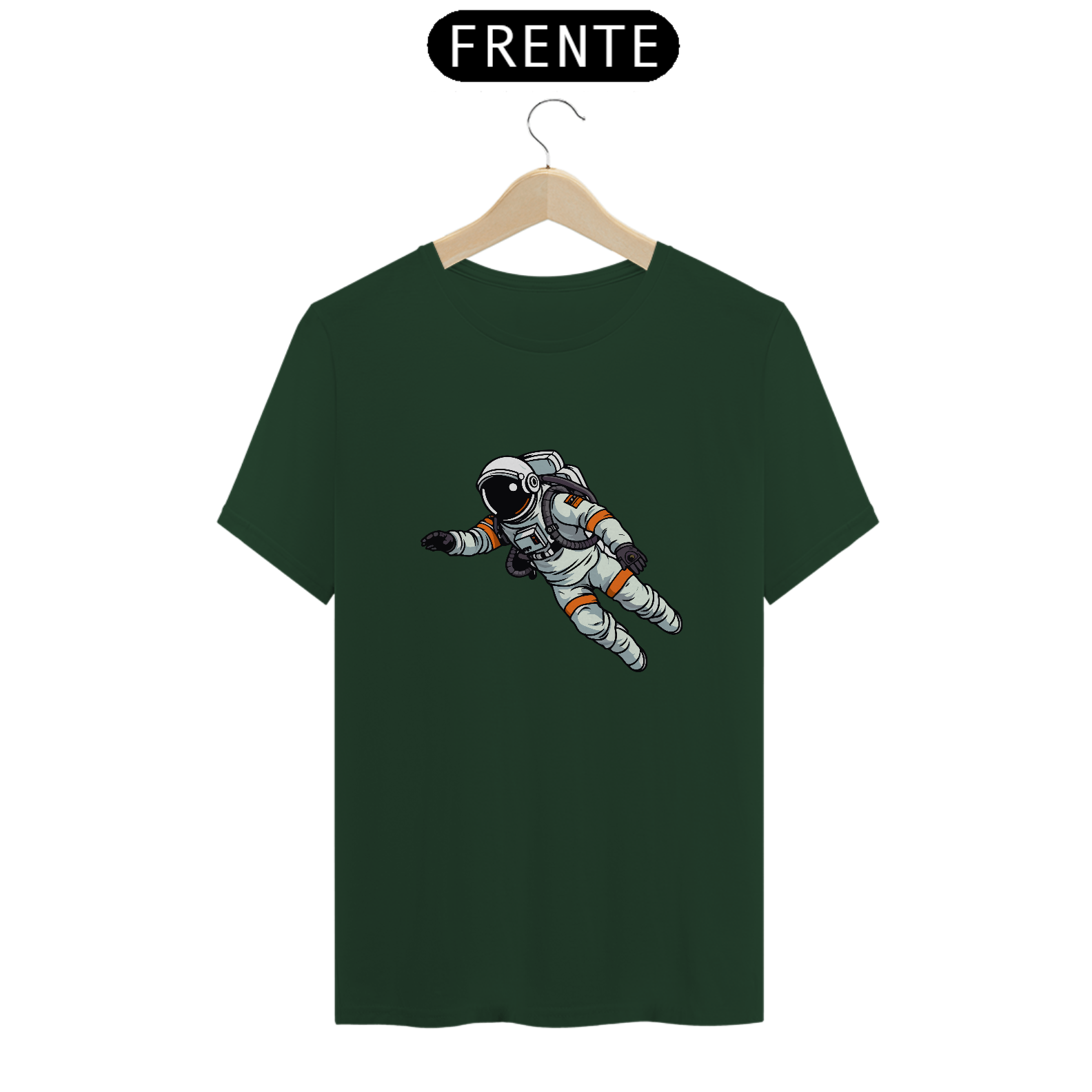 Nome do produto  Camiseta Clássica Astronauta #01