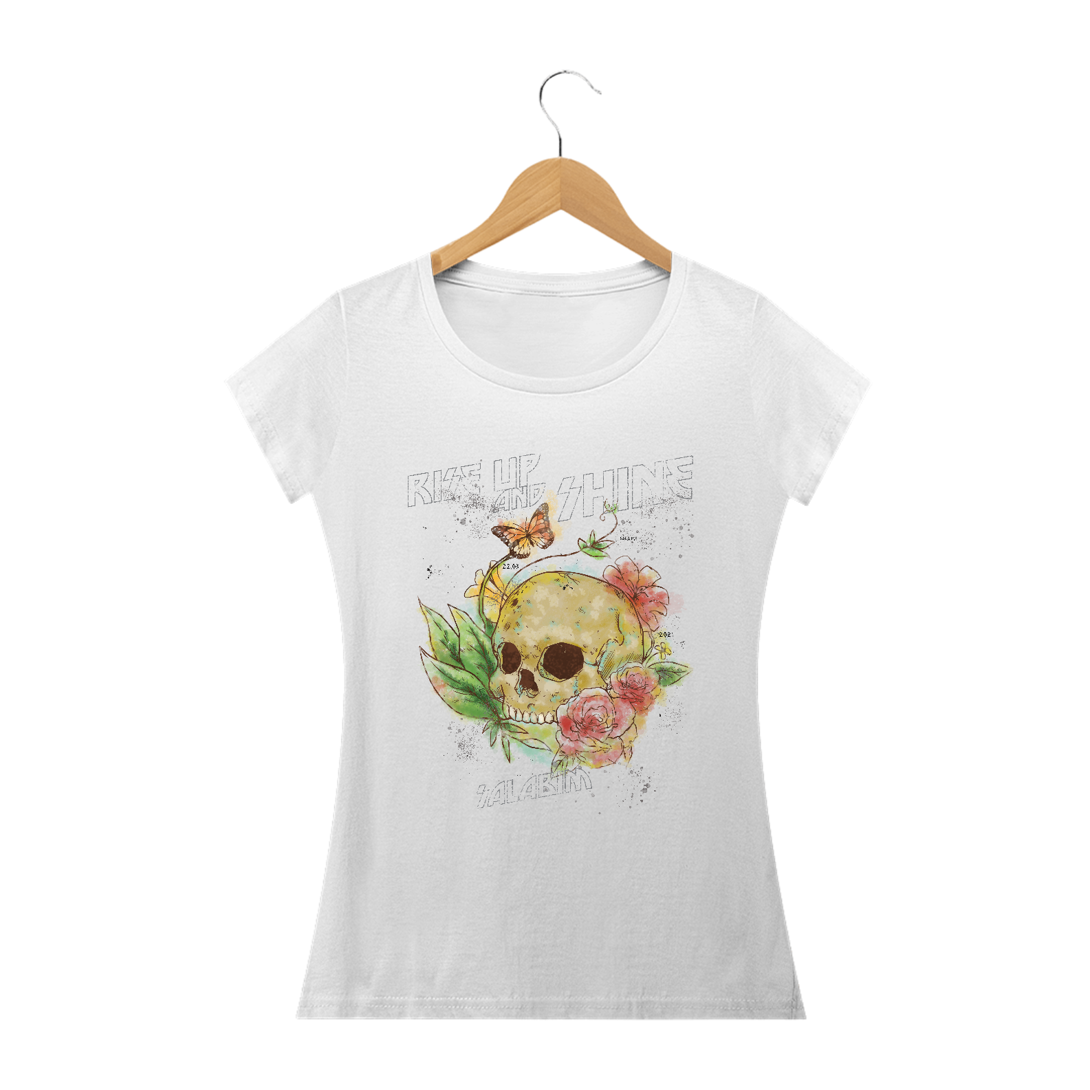 Camiseta Baby Long Rise and Shine