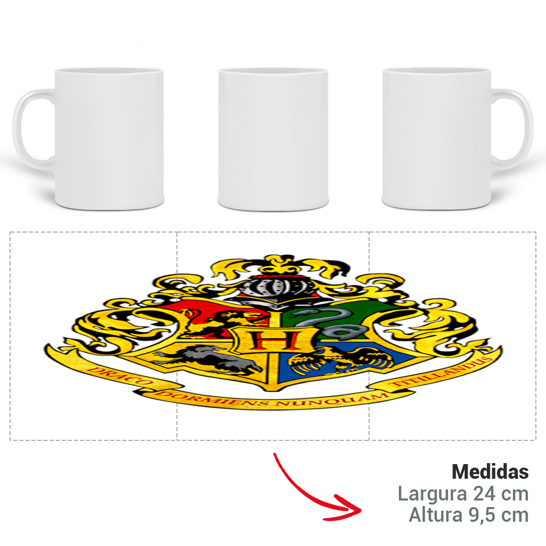 Nome do produto  Caneca - Hogwarts