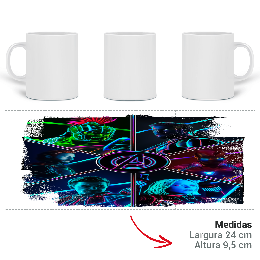 Nome do produto  Caneca - Avengers