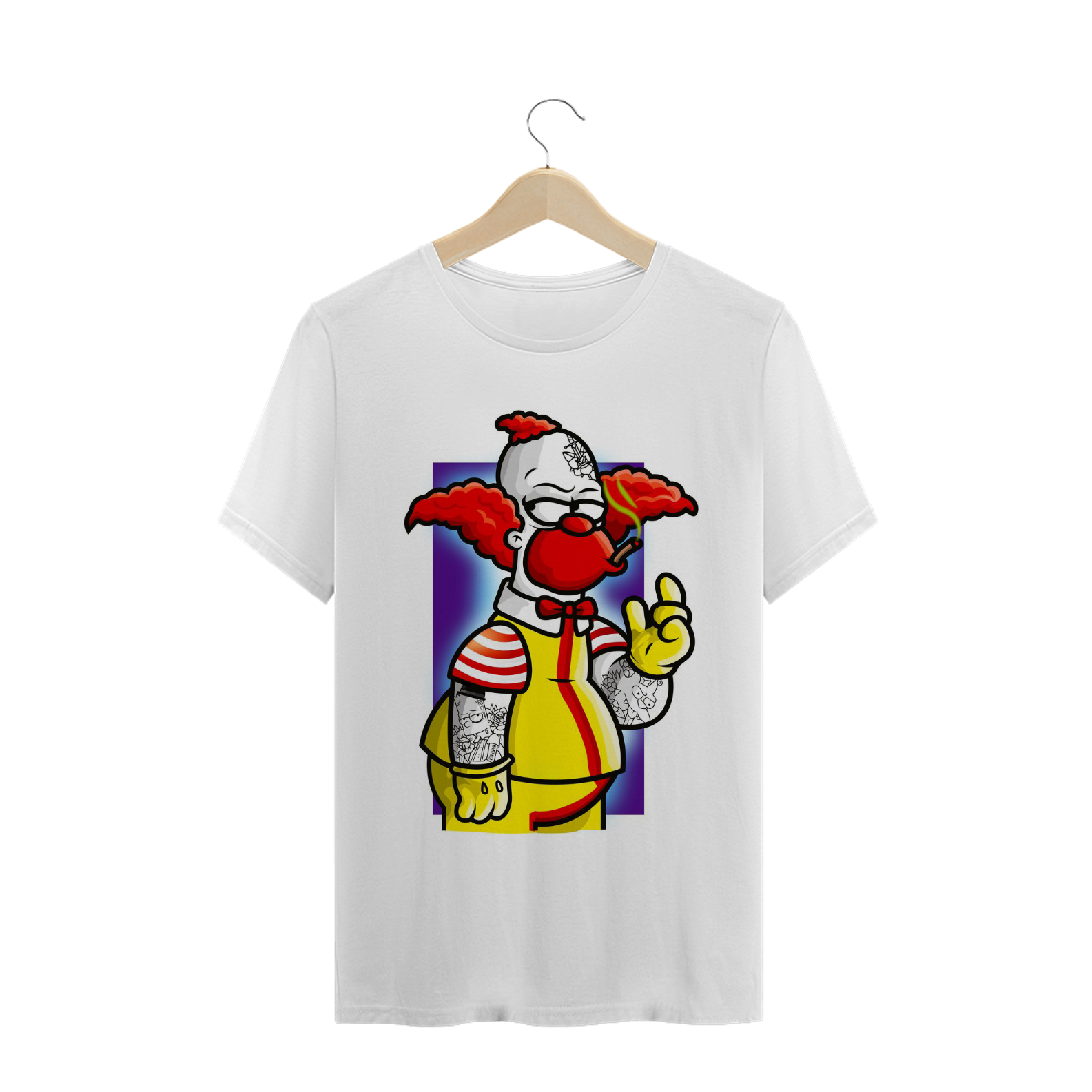 Nome do produto  Camiseta Krusty McDonald