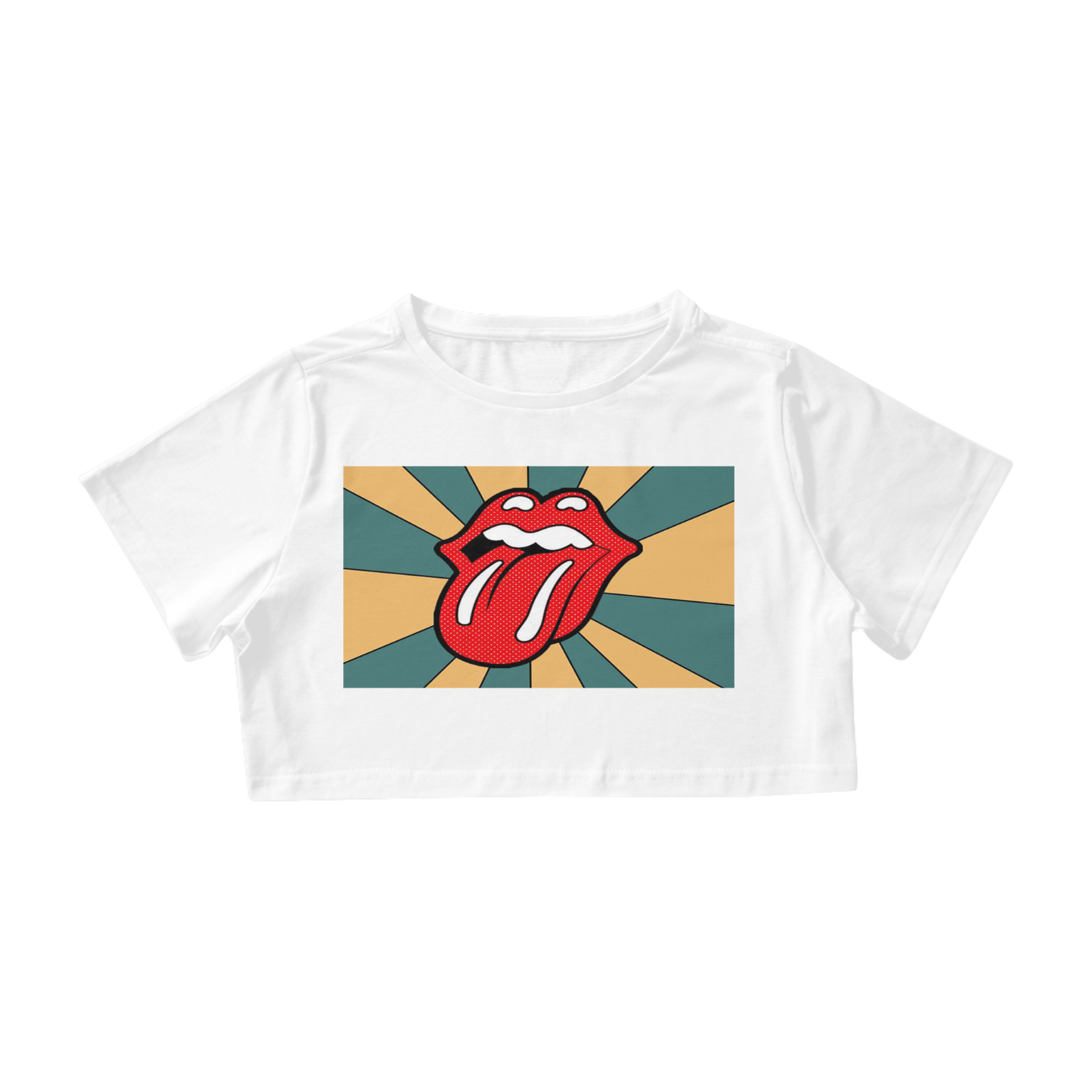Nome do produto  Cropped Rolling Stones 