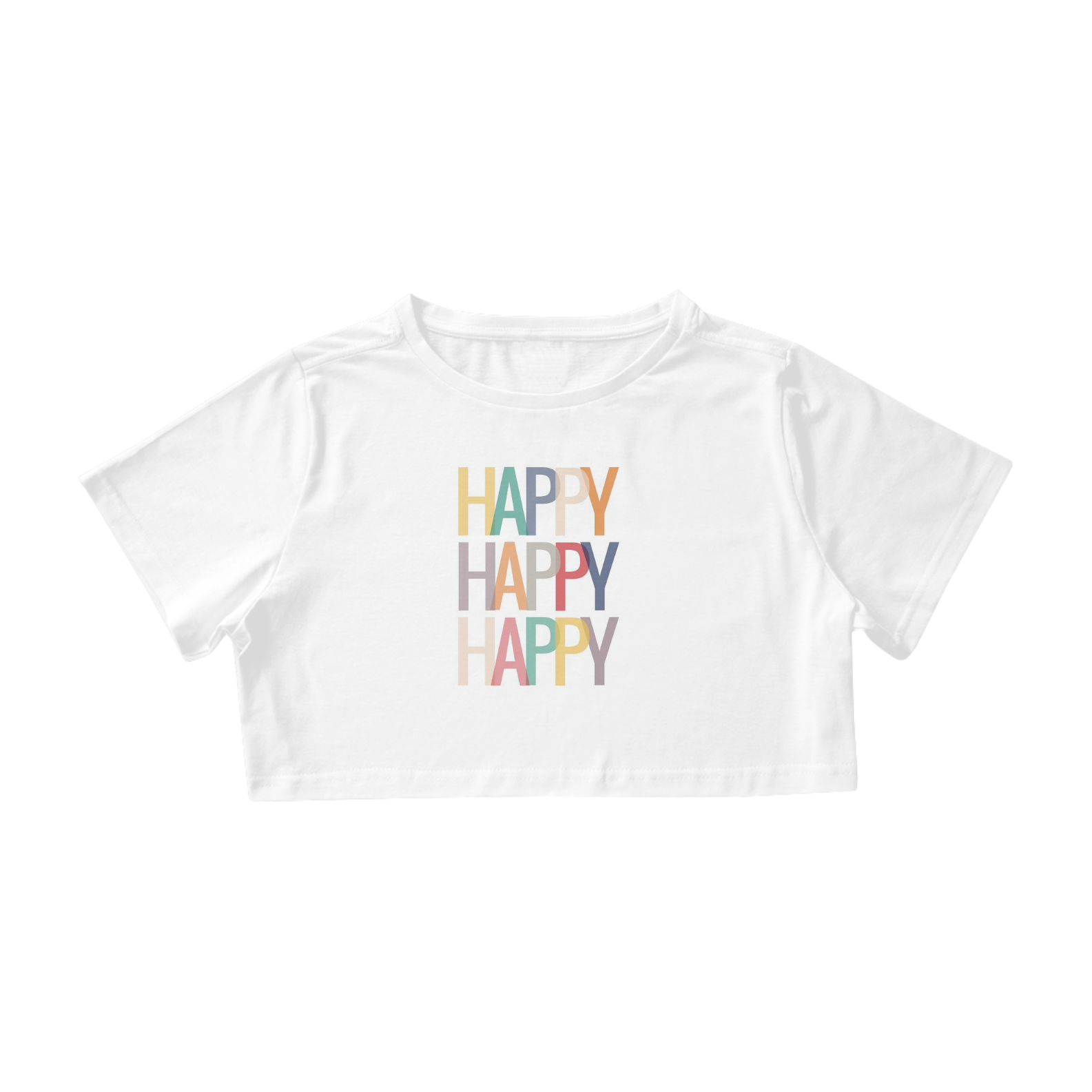 Nome do produto  Cropped Happy