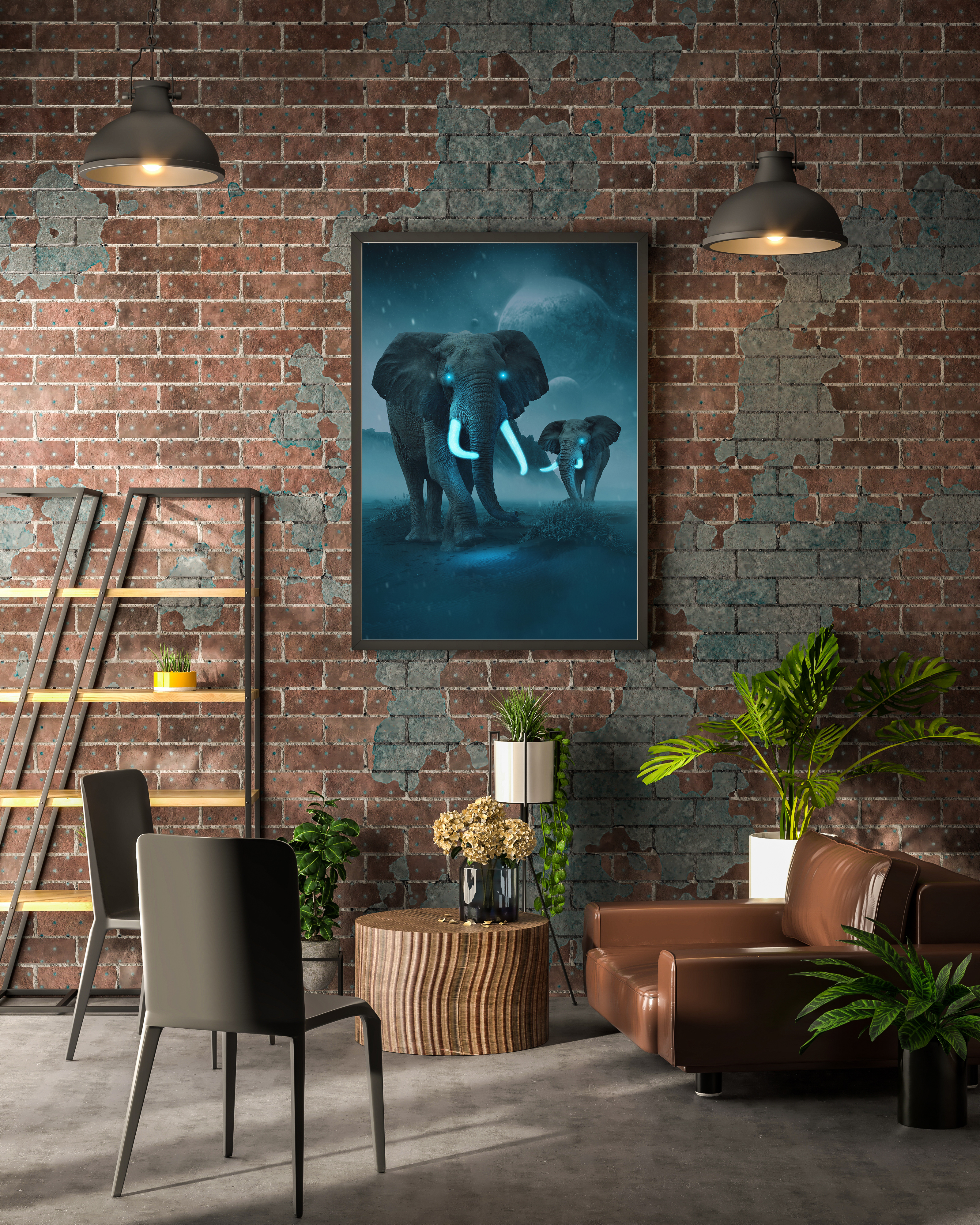 Nome do produto  Poster Elephants Titans