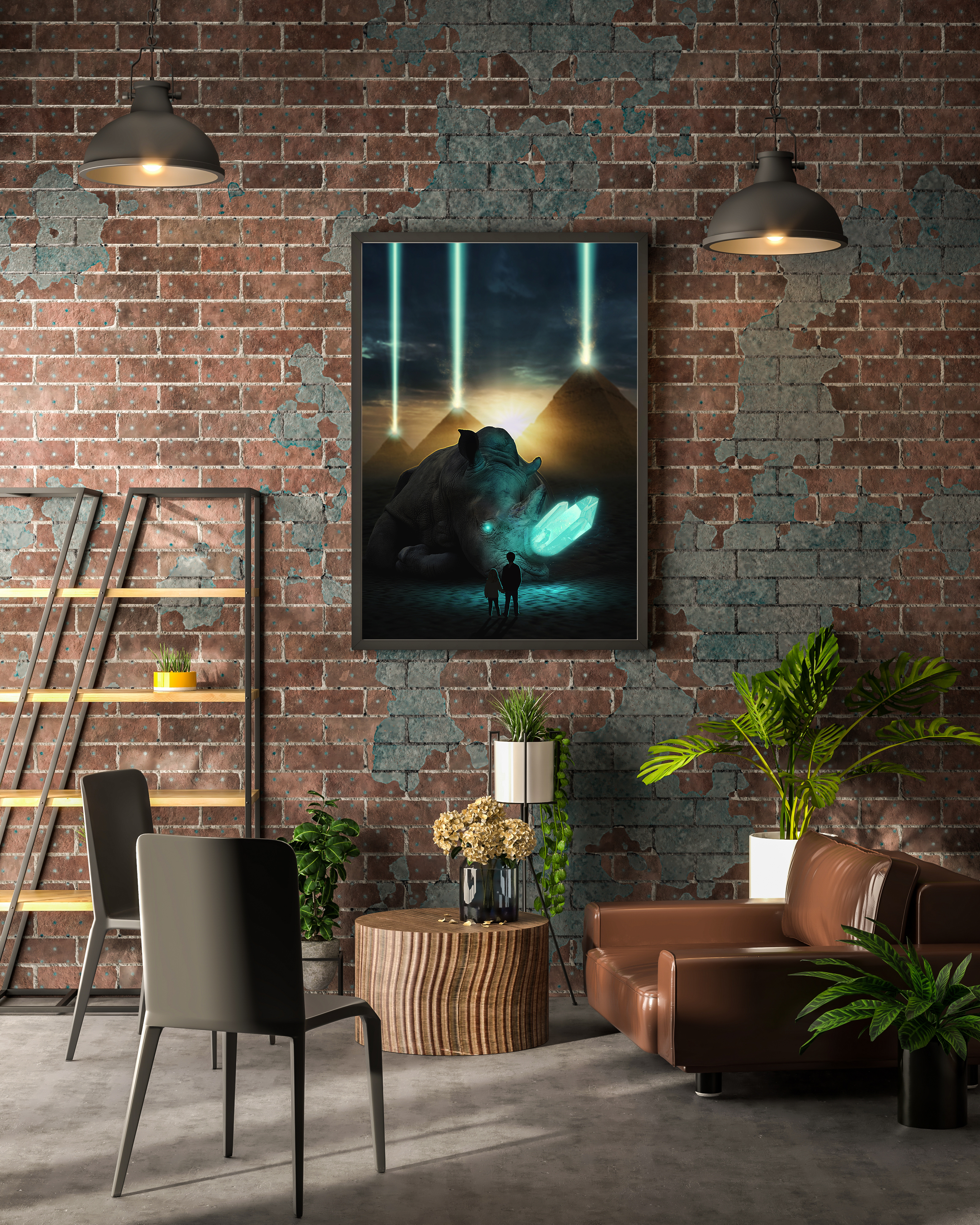 Nome do produto  Poster Rhino Titan