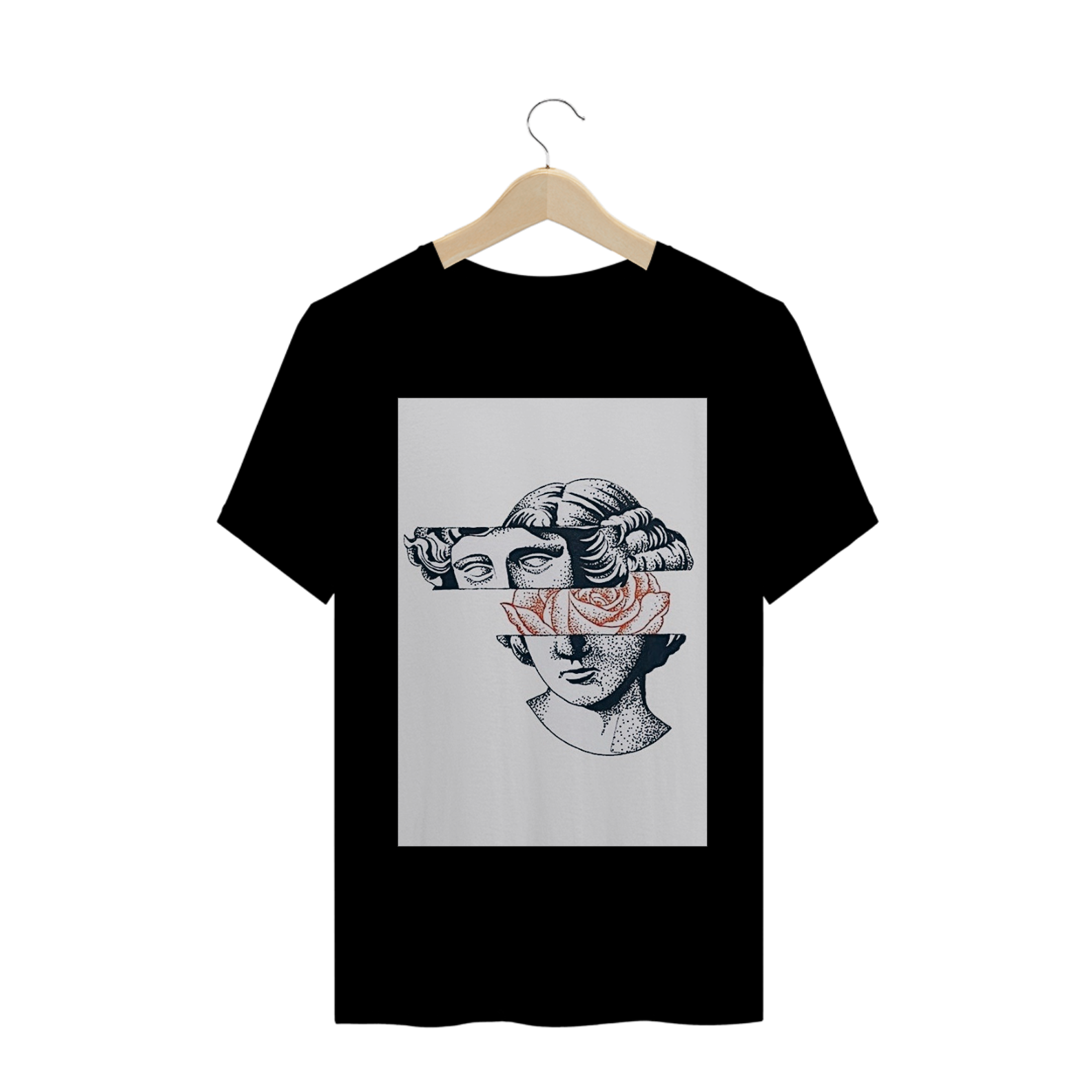 Nome do produto  Camiseta Vaporwave Monument Flower