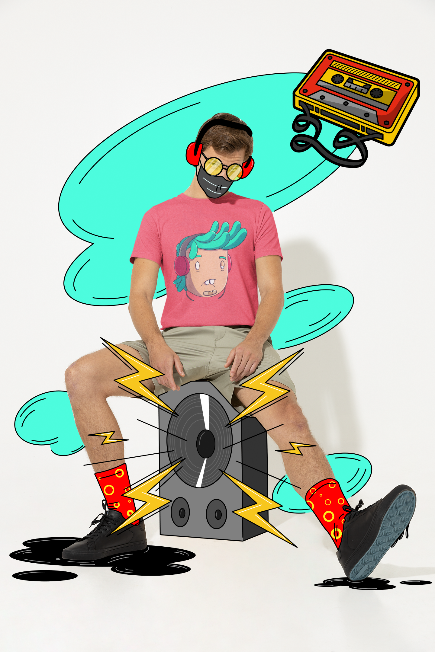 Nome do produto  Camiseta Boy Headset