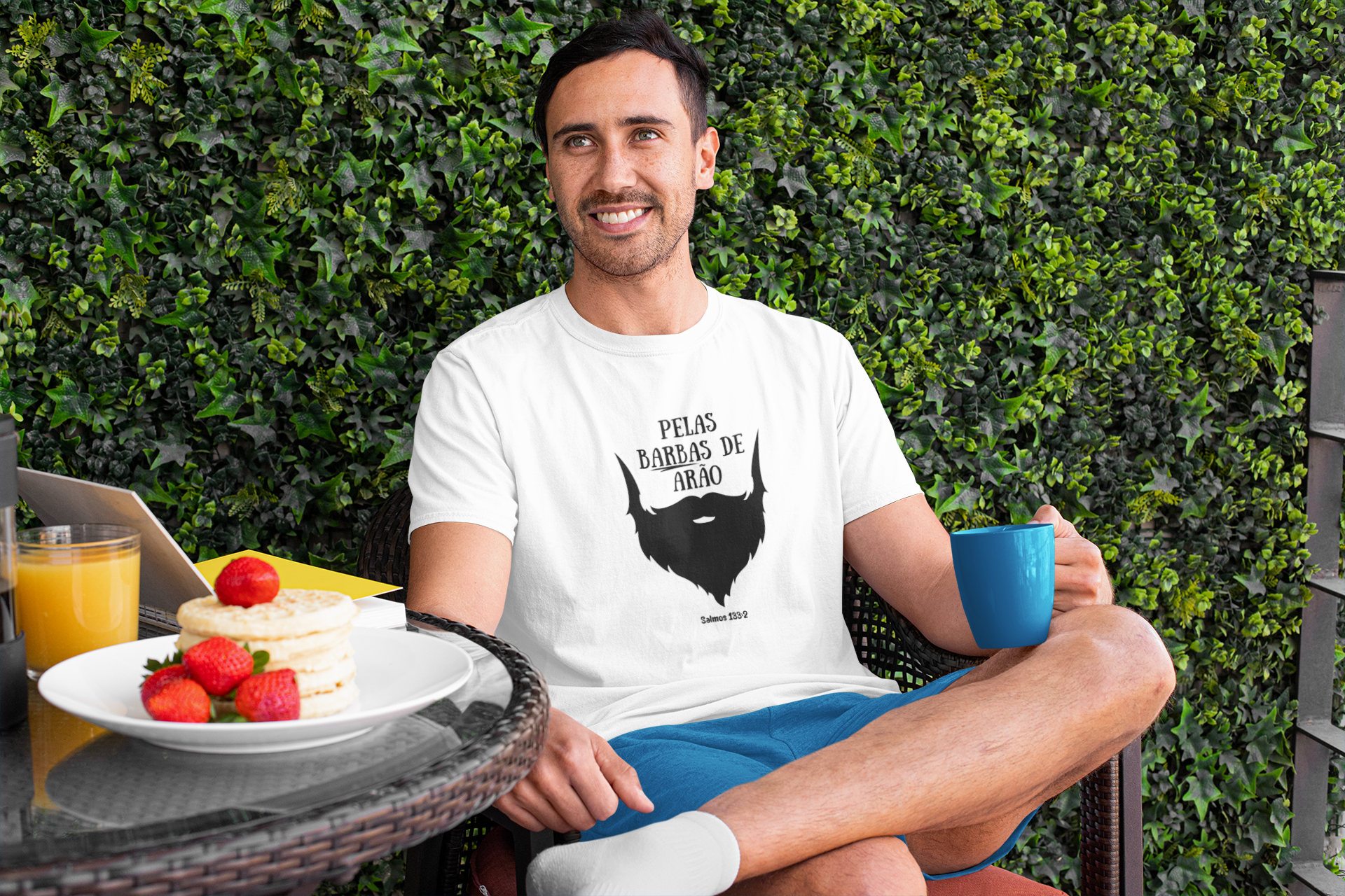 Camisa unissex ´´pelas barbas de Arão´´