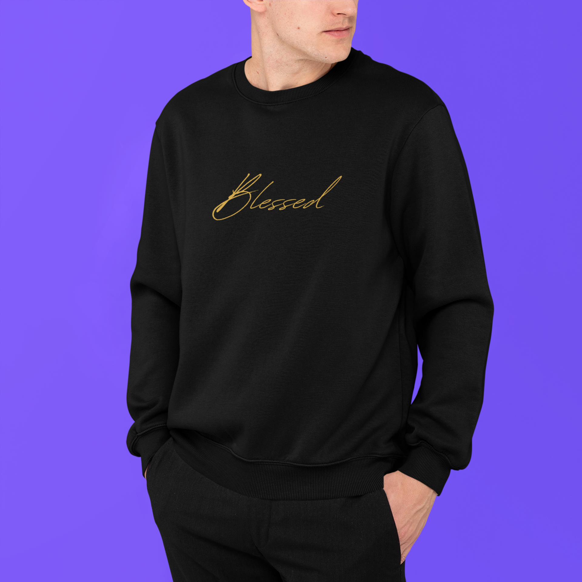 Moletom unissex blessed