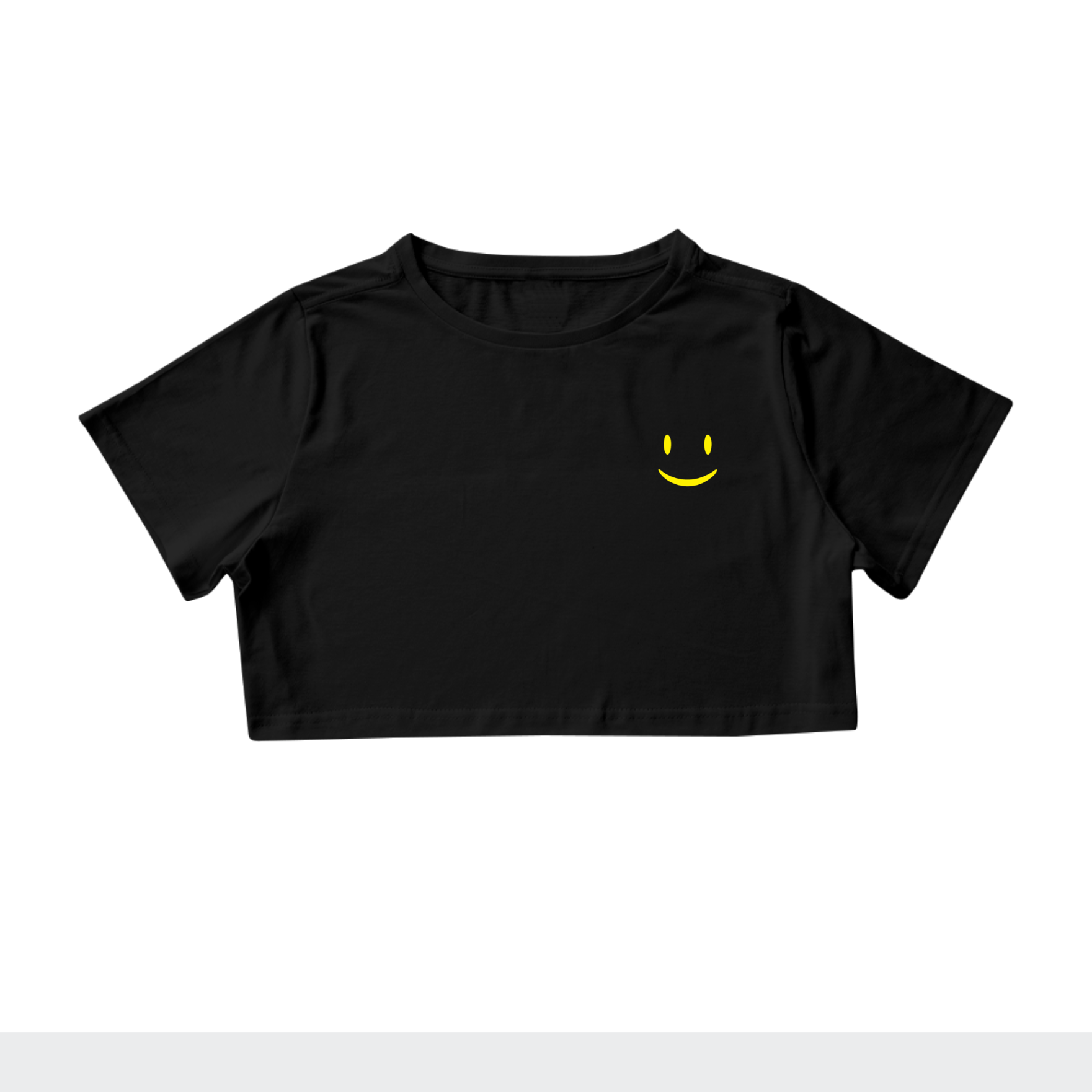 Nome do produto  Cropped Feliz