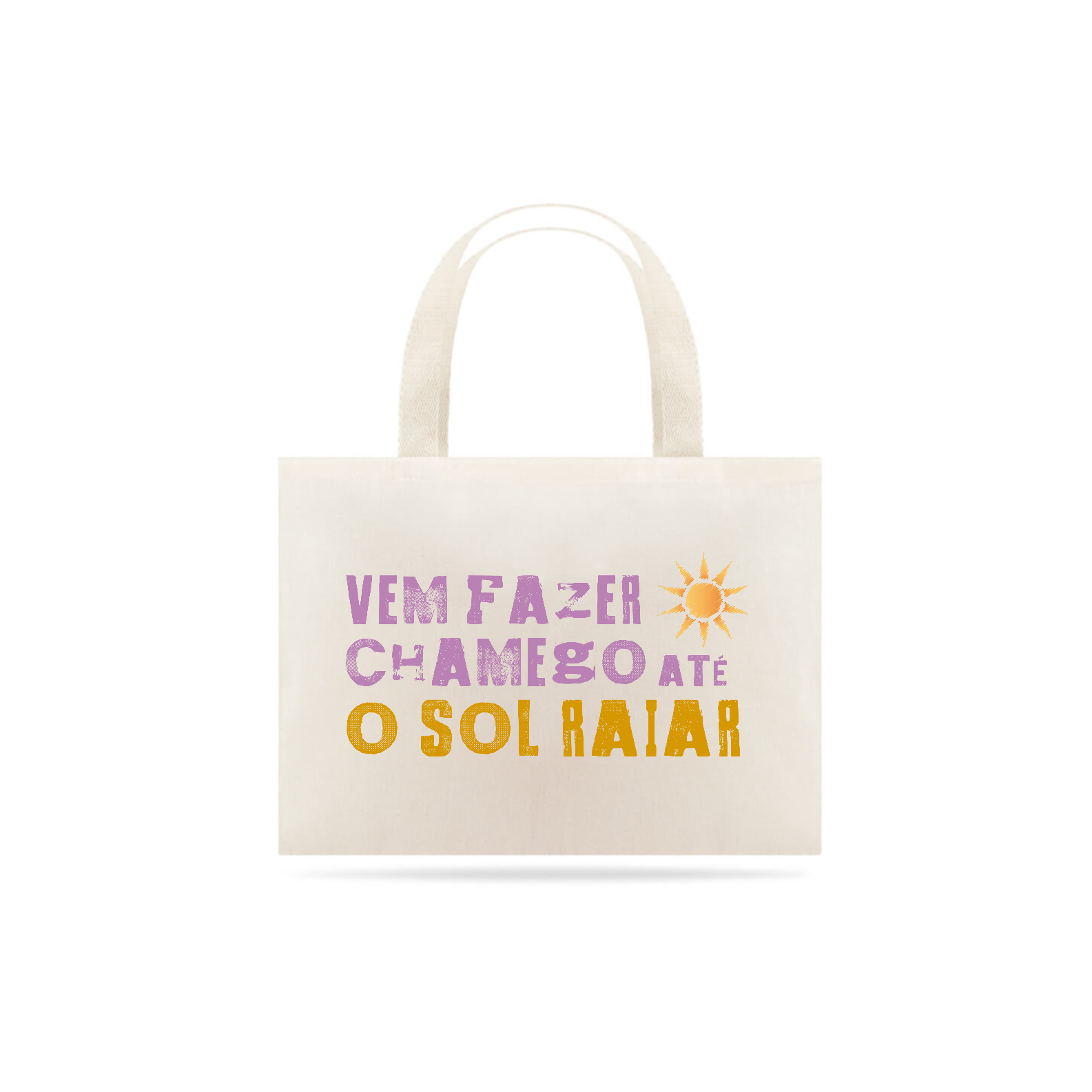 Nome do produto  Ecobag Chamego #ViverDeLove