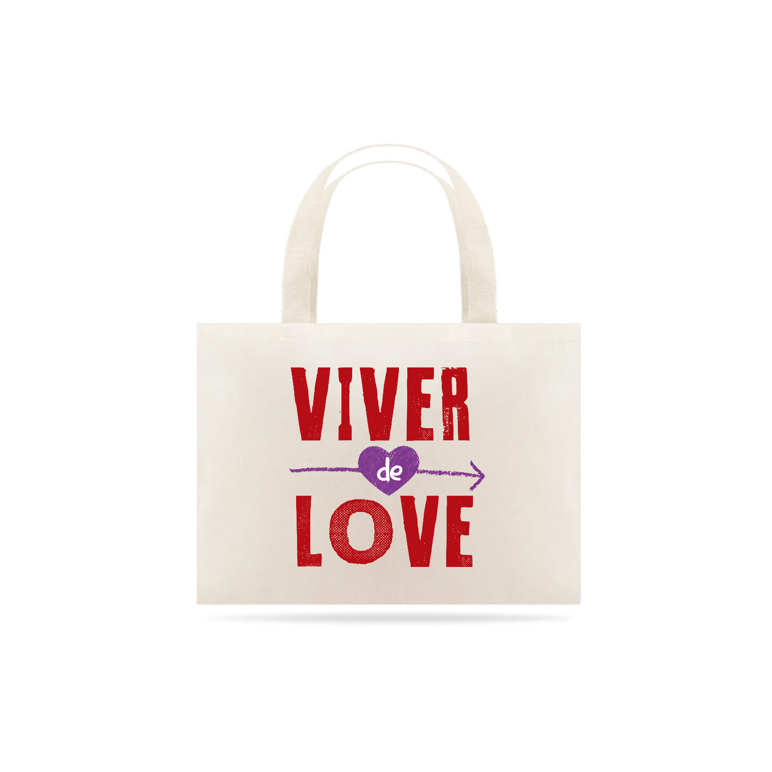 Nome do produto  Ecobag #ViverDeLove