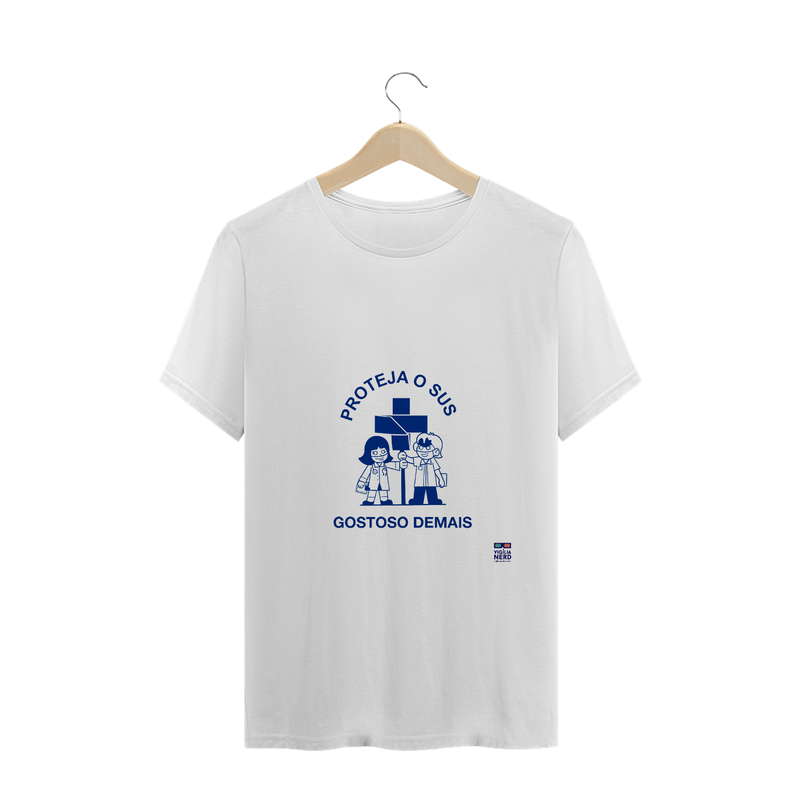 Nome do produto  Camiseta - proteja o SUS