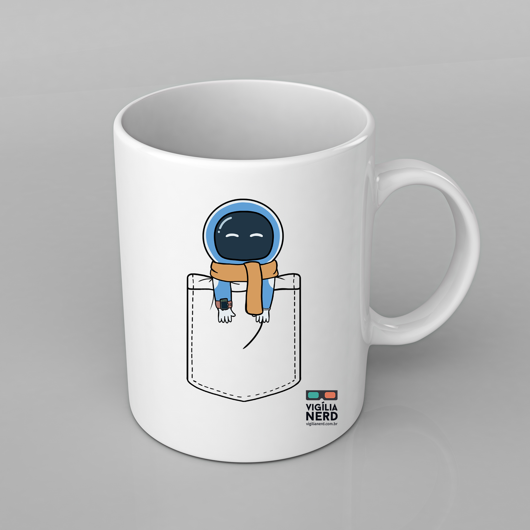 Nome do produto  Astronauta de bolso - caneca