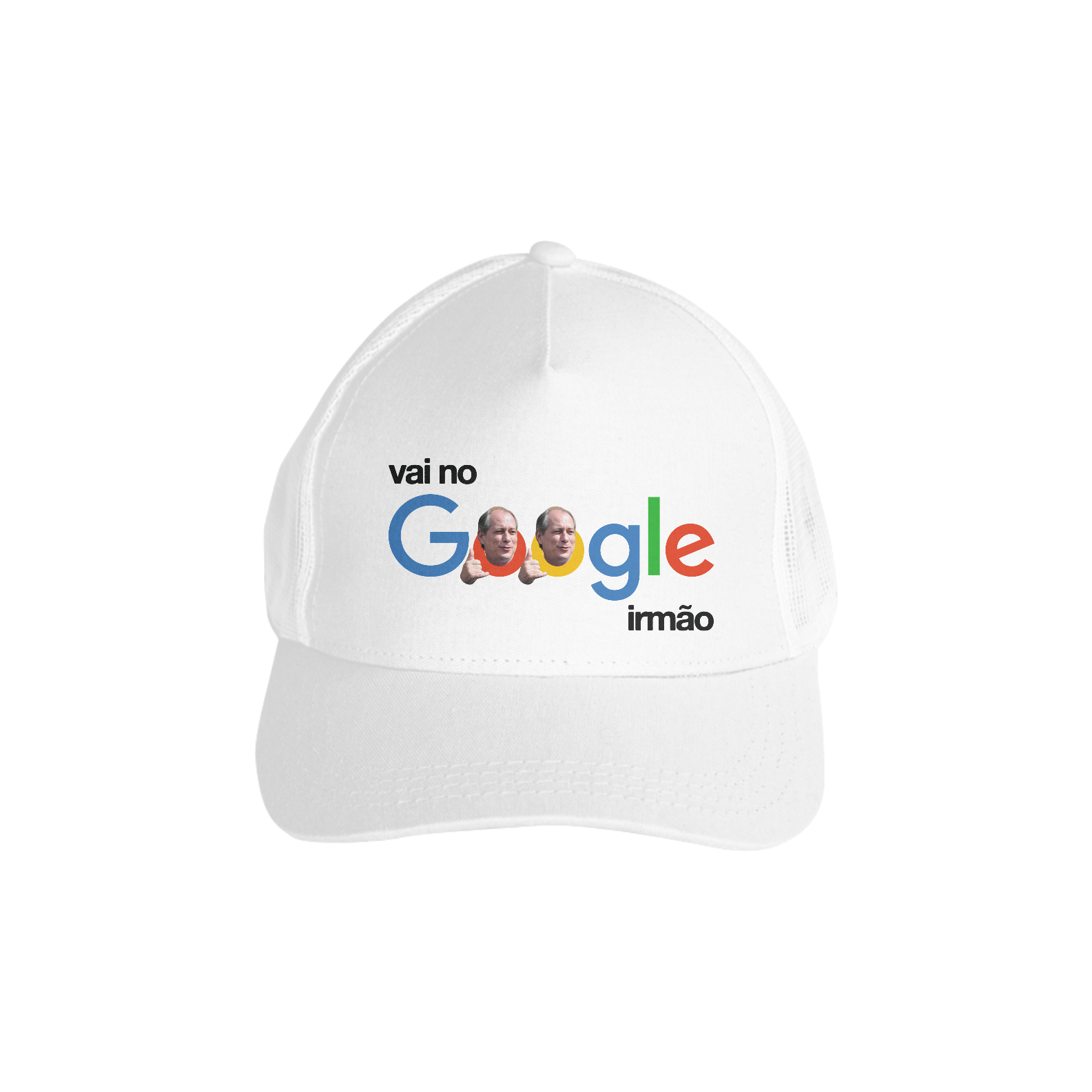 Nome do produto  Boné Google Branco - Com tela
