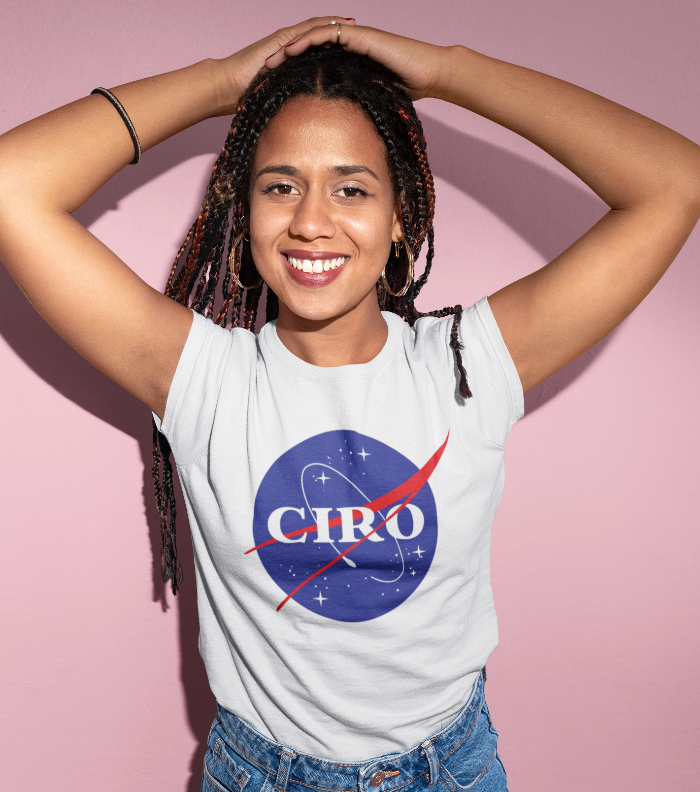 Nome do produto  Camiseta Feminina Ciro (Nasa)