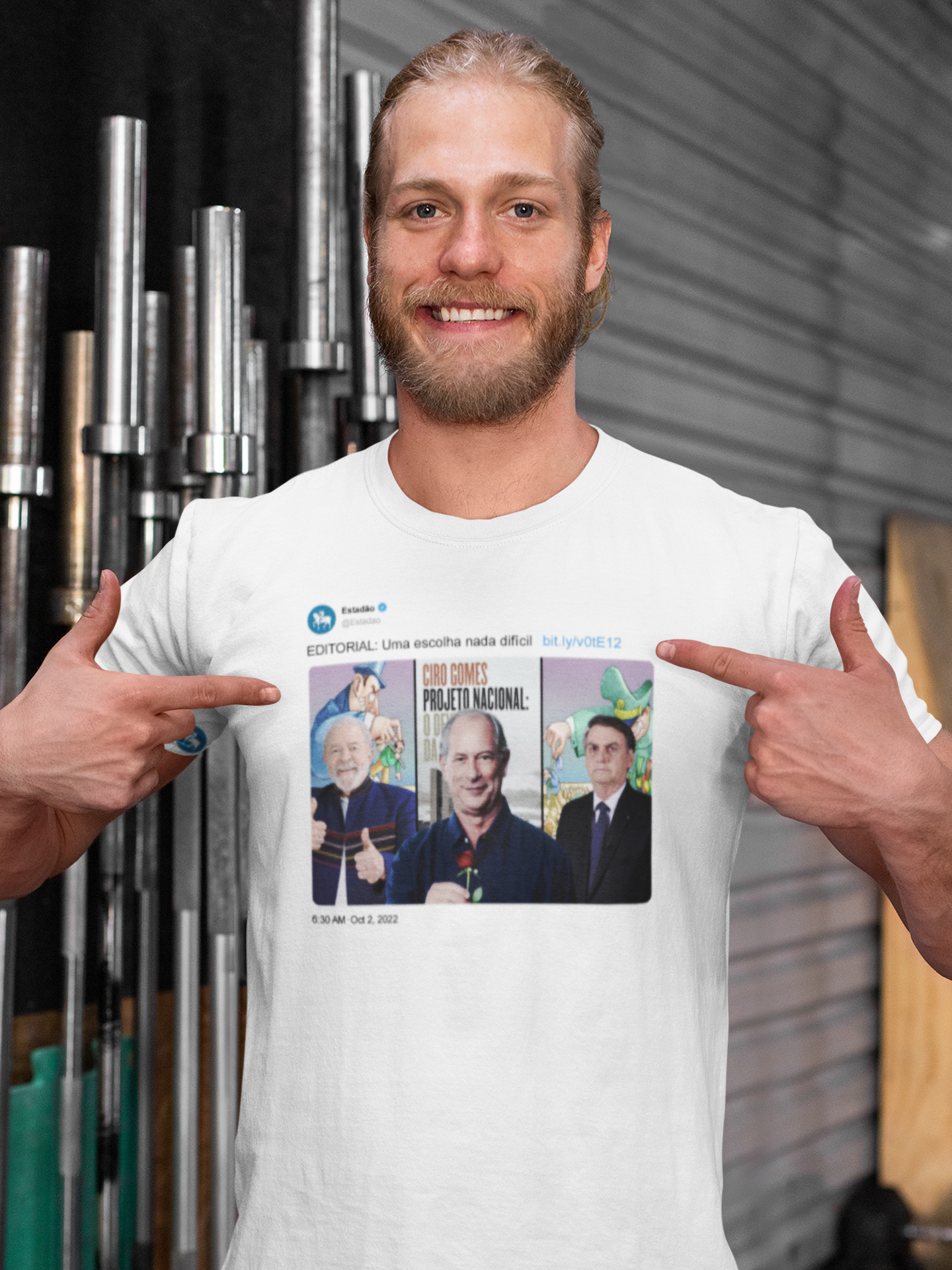 Nome do produto  Camiseta Uma escolha nada difícil (Versão 1)