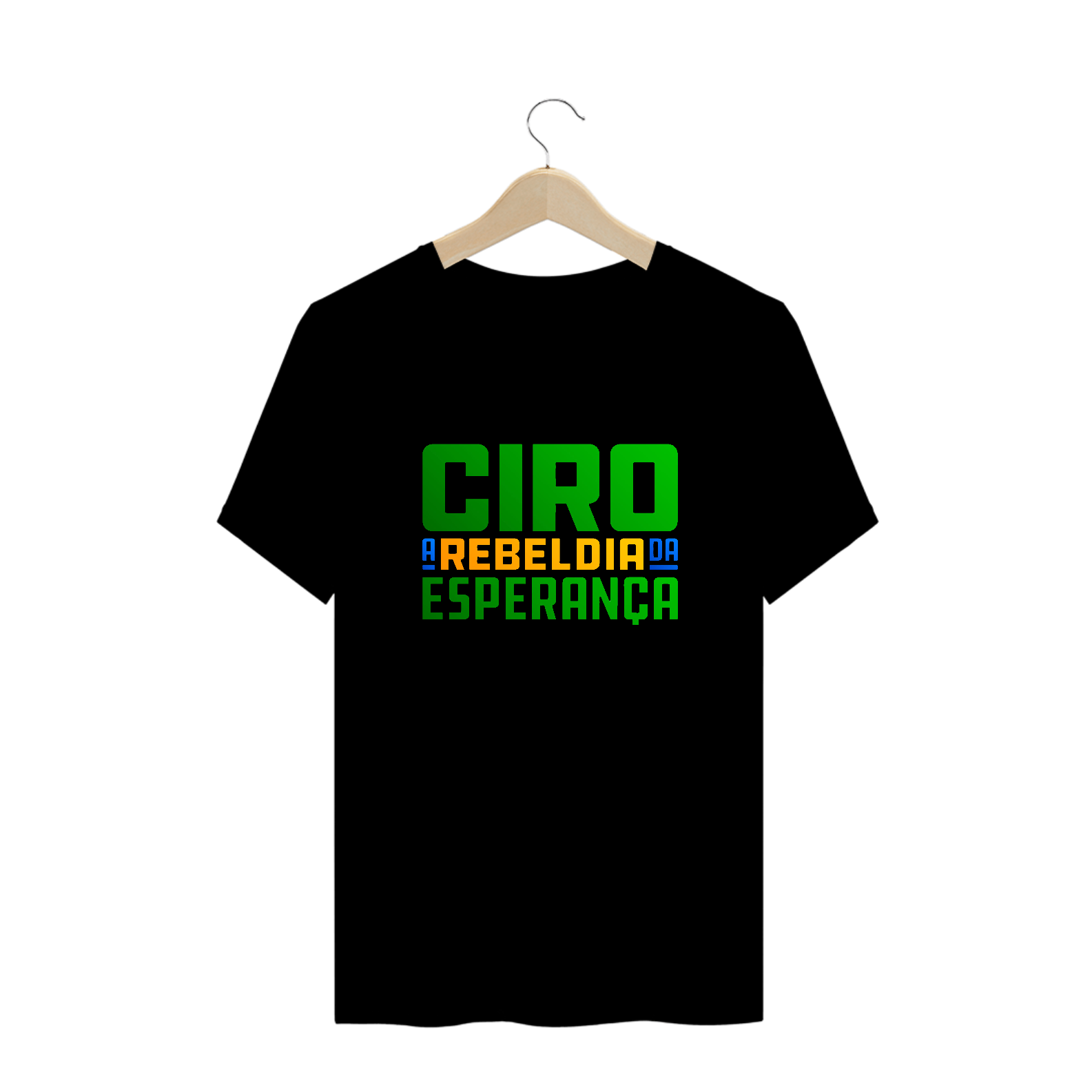 Nome do produto  Camiseta A Rebeldia da Esperança (Plus Size)