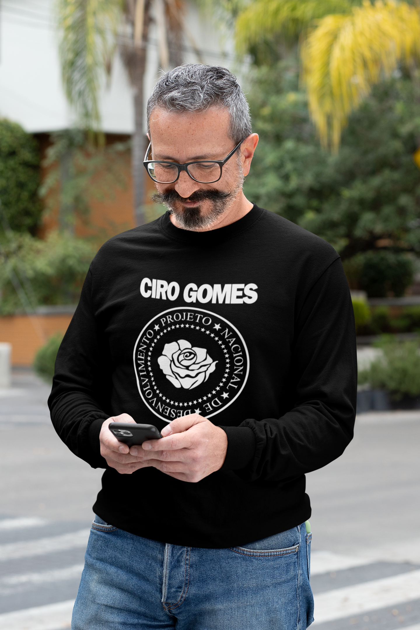 Nome do produto  Moletom Ciro Gomes (Ramones)