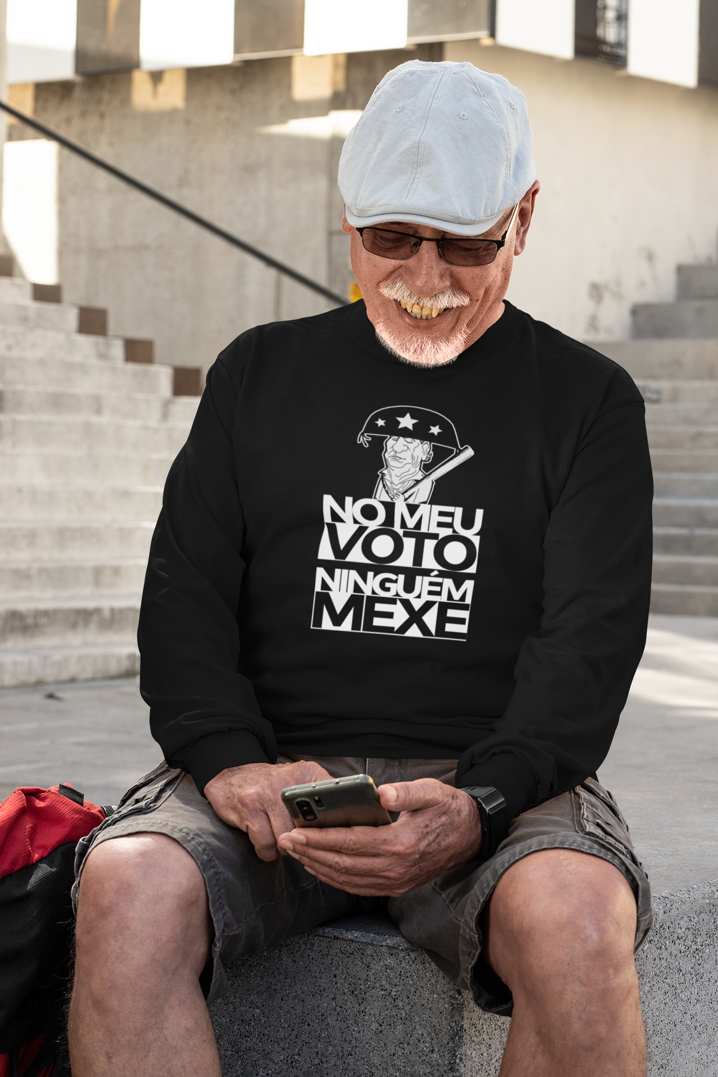 Nome do produto  Moletom No meu voto ninguém mexe