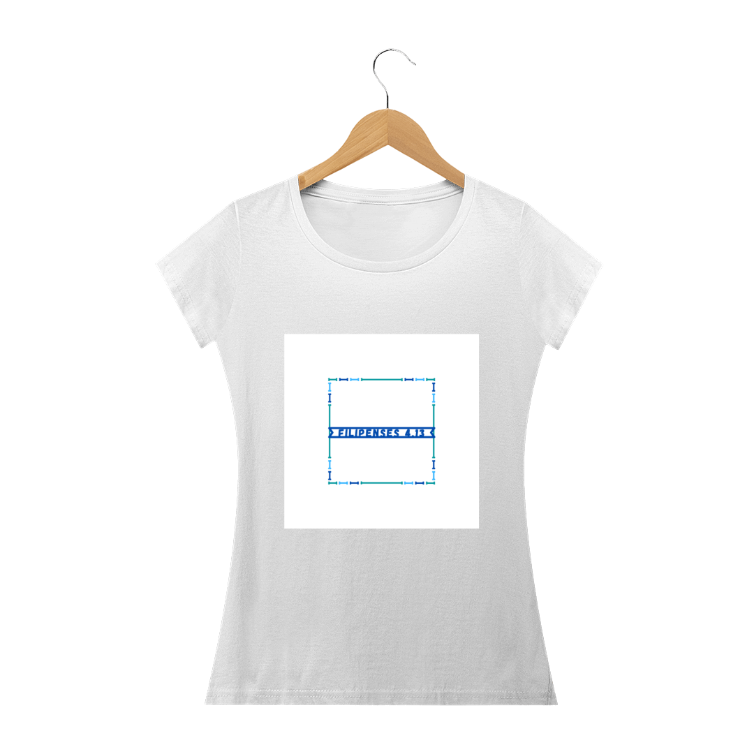 Nome do produto  Camiseta feminina Filipenses 4.13
