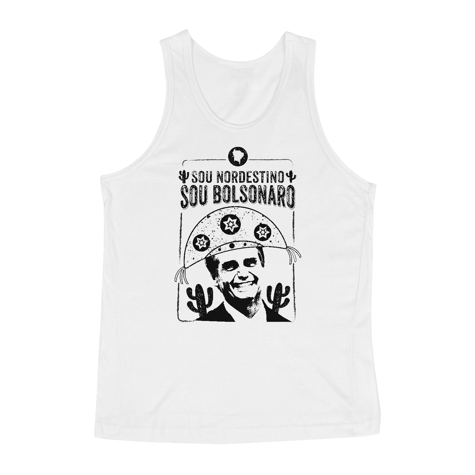 Nome do produto  Camisa Regata Sou Nordestino, Sou Bolsonaro - Um Patriota