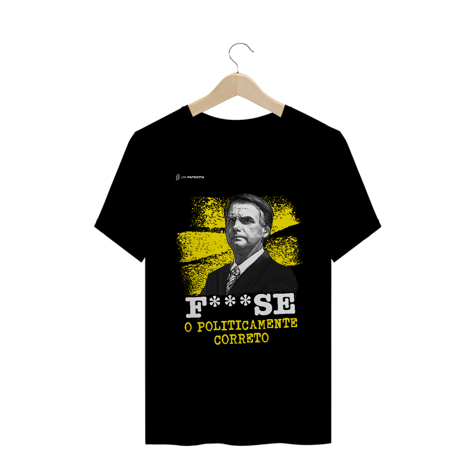 Nome do produto  Camisa Masculina - Politicamente Incorreto - Um Patriota