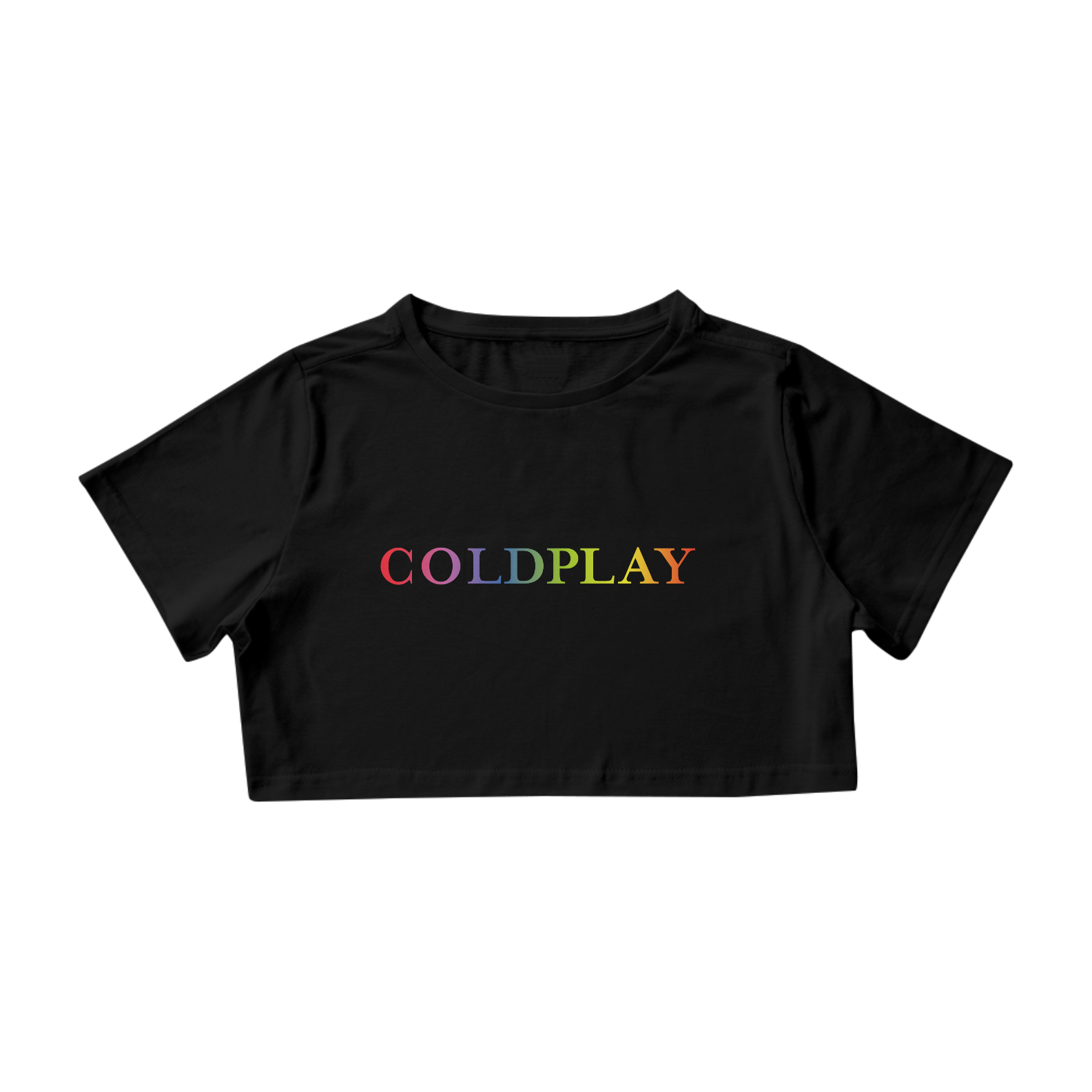 CROPPED COLDPLAY LOGO COLORIDO